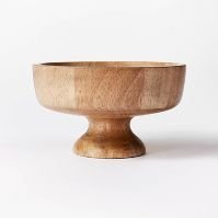 Rubberwood Pedestal Bowl