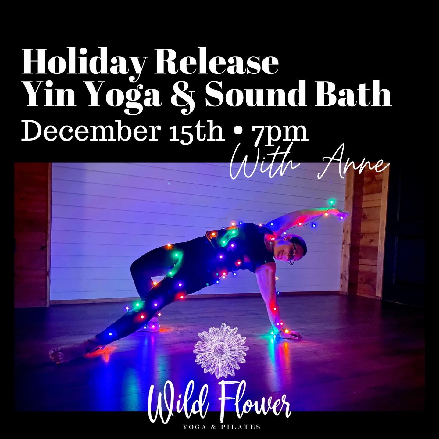 Ease into the holiday season with a Yin yoga practice followed by a healing sound bath with quartz crystal singing bowls. 

Yin yoga focuses on the body&rsquo;s connective tissues, such as fascia, tendons, ligaments, and joints to bring improved flex