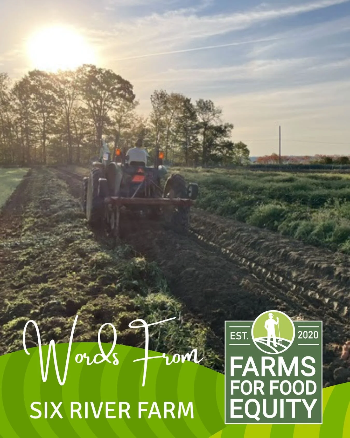 Today we&rsquo;re lifting up Six River Farm, a long-time partner whose commitment to community deeply inspires us.

Farmer Nate told us:

&ldquo;FFE ensures nothing goes to waste. Knowing our food is nourishing neighbors instead of being lost to surp