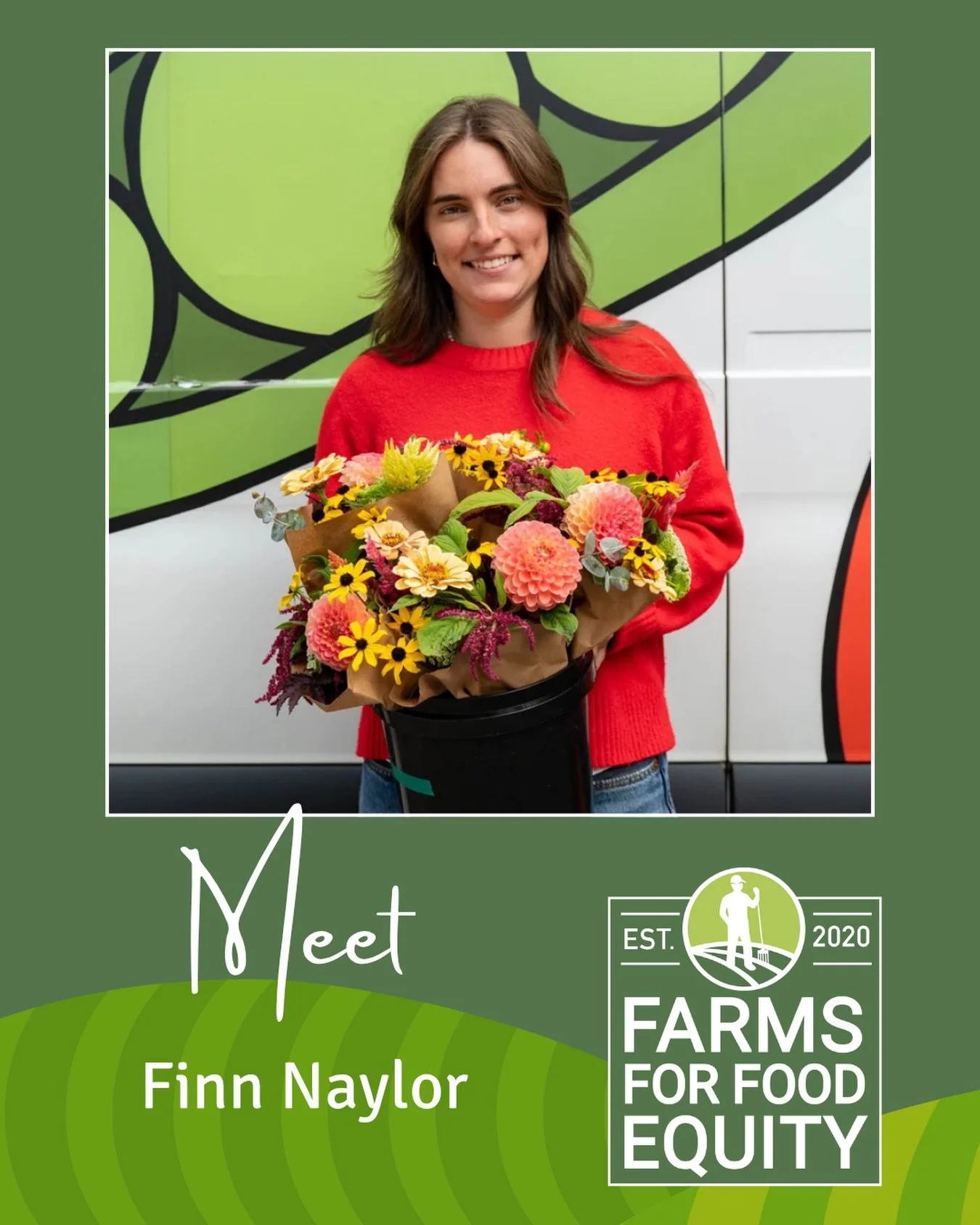 Meet the Board - Say hello to Finn Naylor 👋 

Finn joined the Farms for Food Equity Board in 2025 and serves as Marketing Director for Rosemont Market &amp; Bakery, where she works closely with farmers, food producers, and community partners to stre