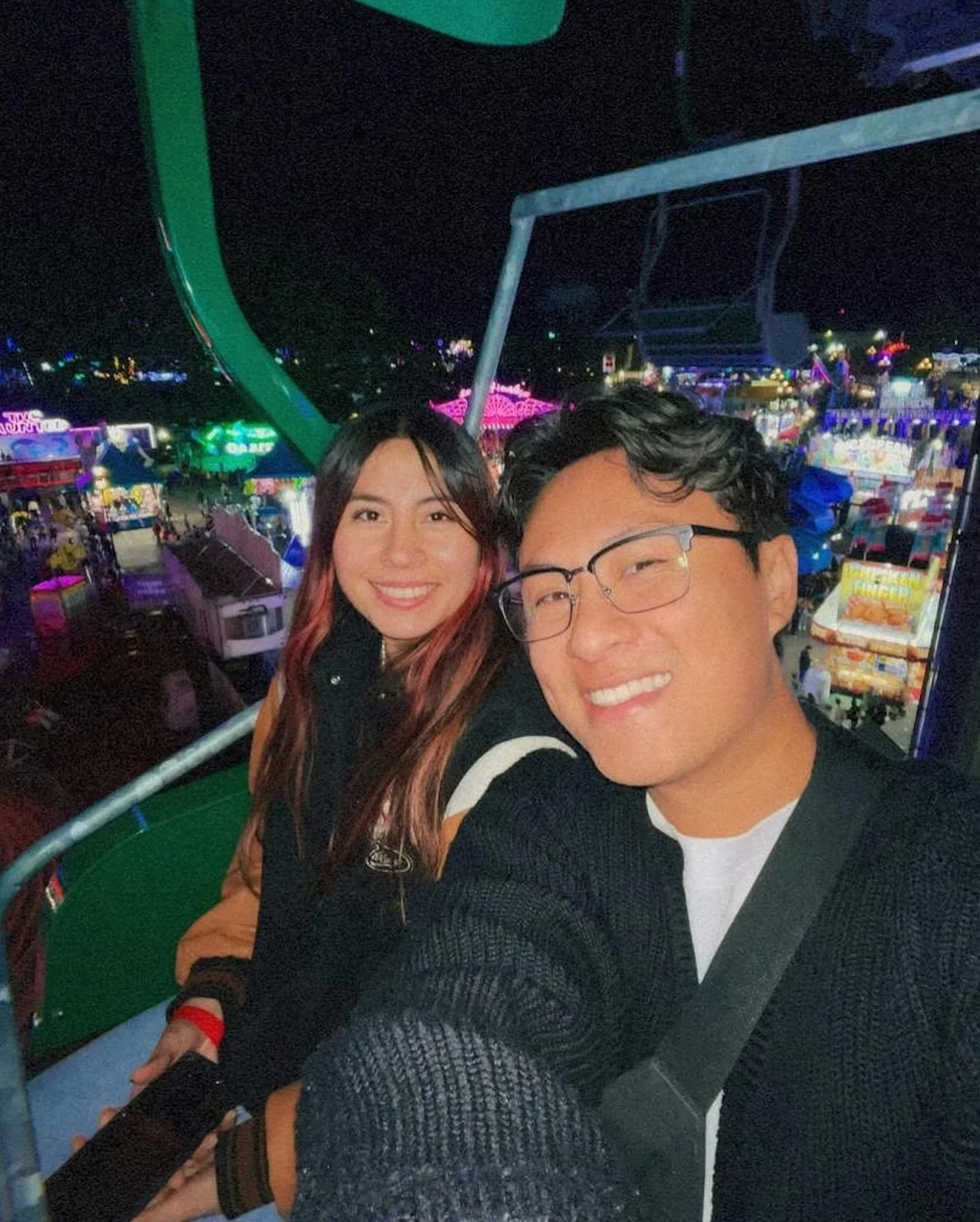 hearts and bellies full 🎡💜

#ncstatefair #raleighnc #datenight #explorepage #fairfood