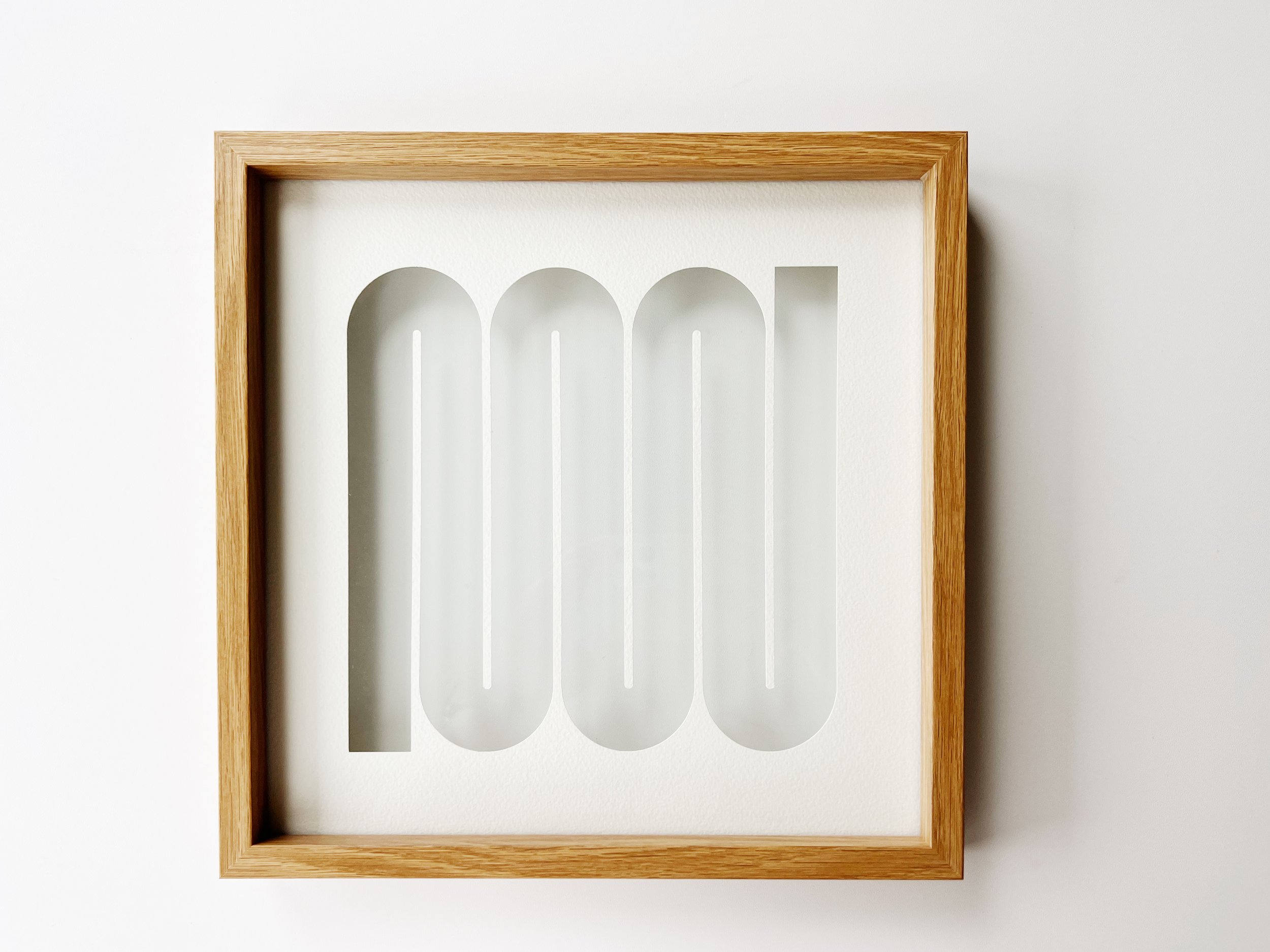 Wiggling – Geometric Paper Artwork