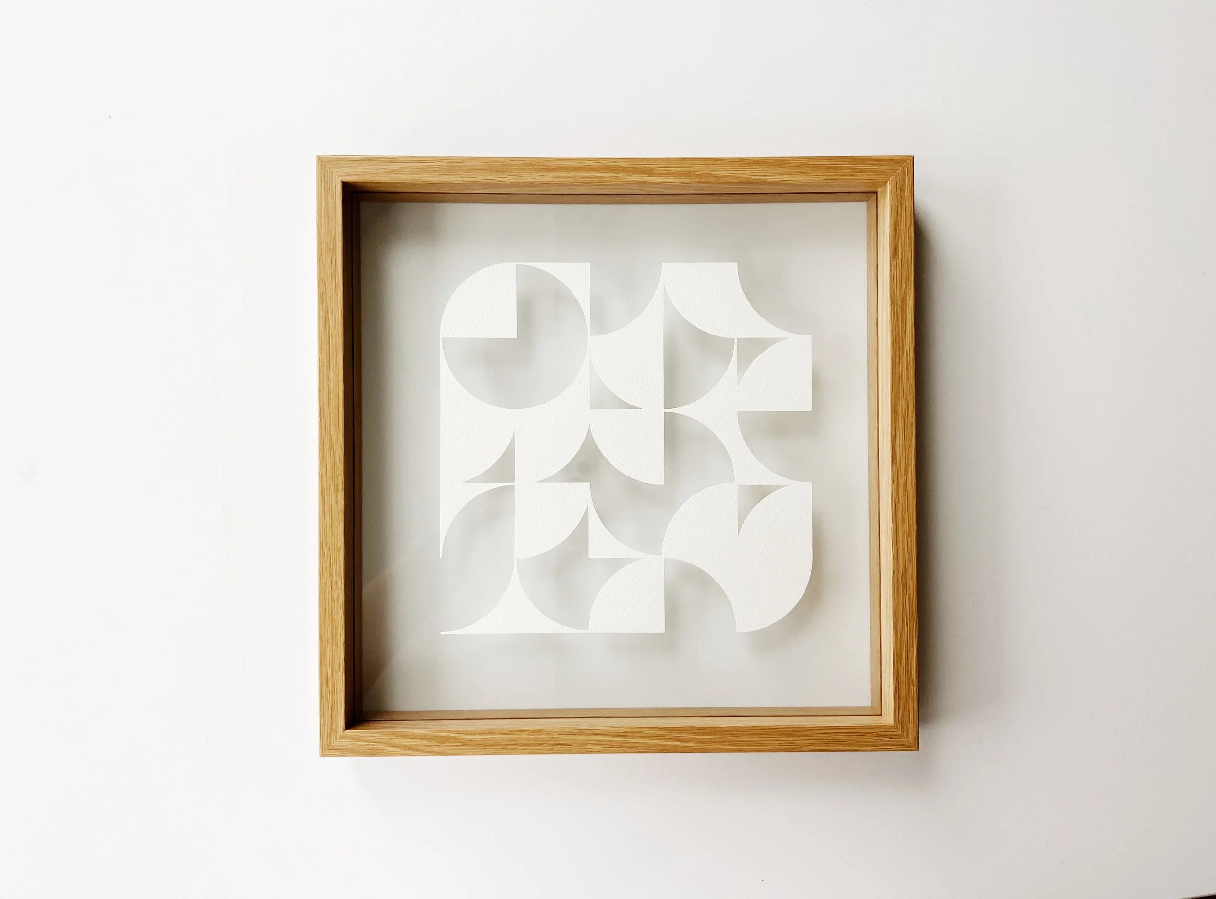 Semi – Geometric Paper Artwork