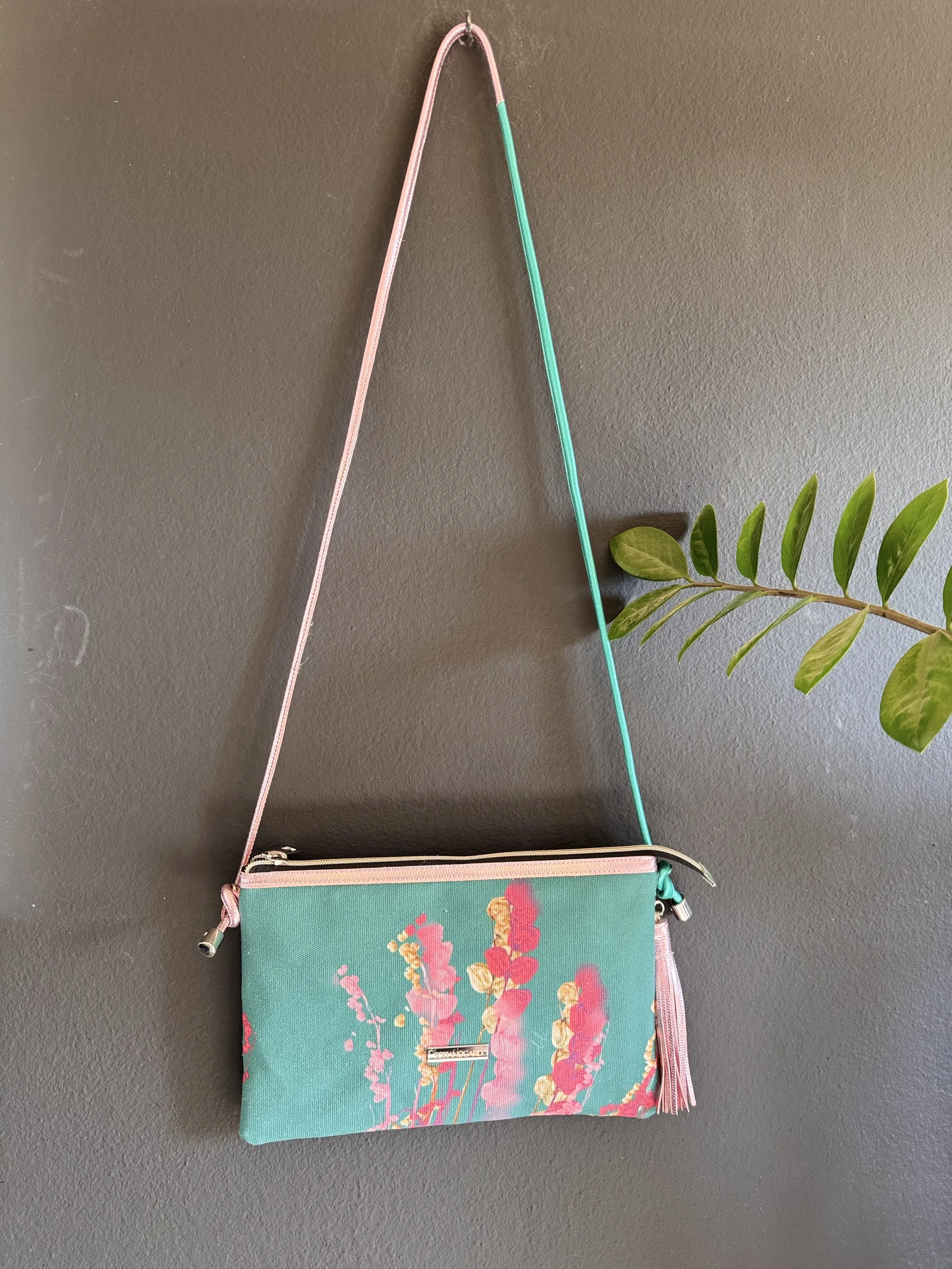 LILY bag_green flower