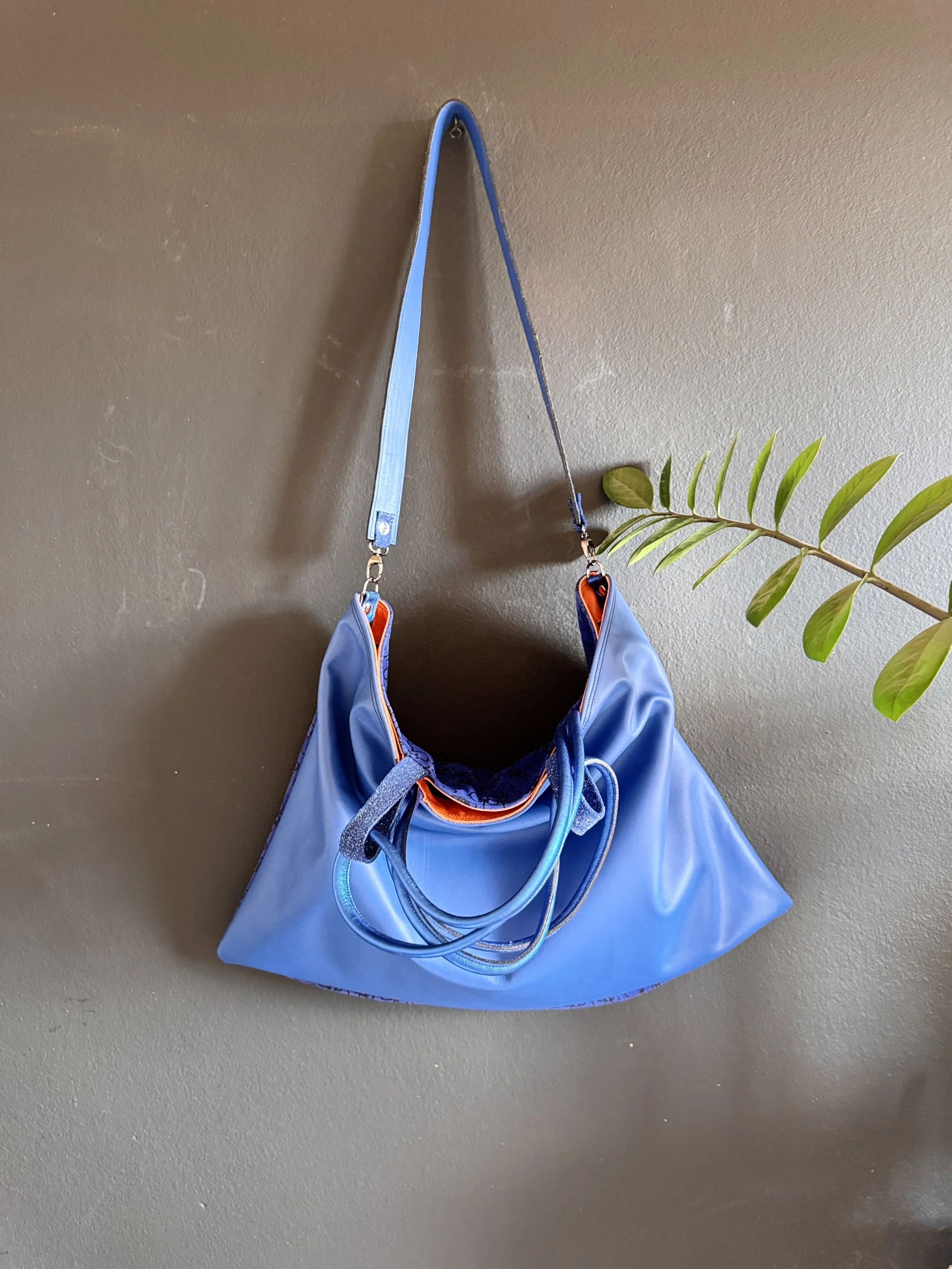 "MALHA"  bag 2.0. _blu