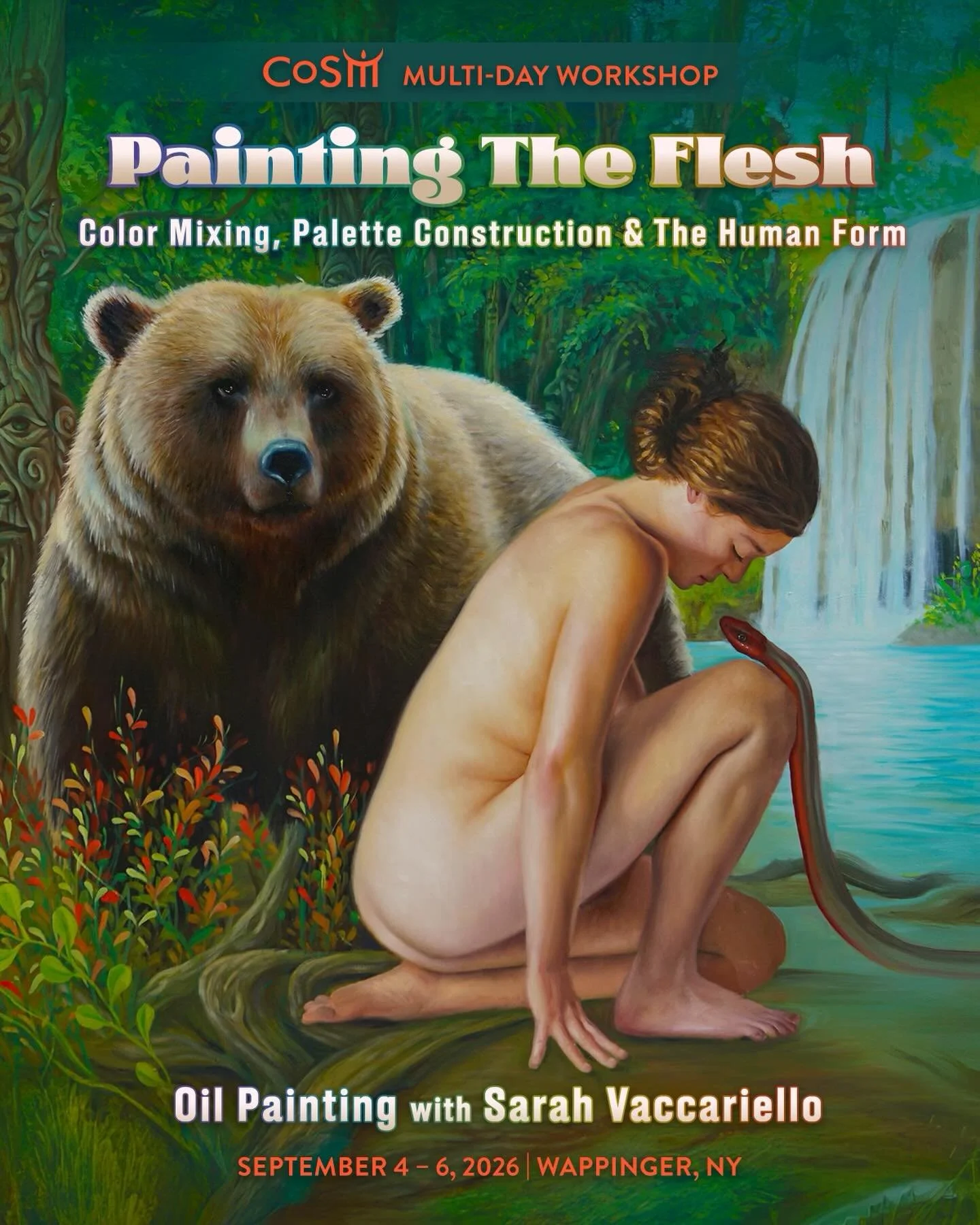 Save the date! 🎨 this September I will be hosting a flesh painting workshop at @chapelofsacredmirrors 

&ldquo;Painting the Flesh&rdquo; is a weekend-long oil painting immersion at CoSM lead by artist Sarah Vaccariello. This workshop is dedicated to