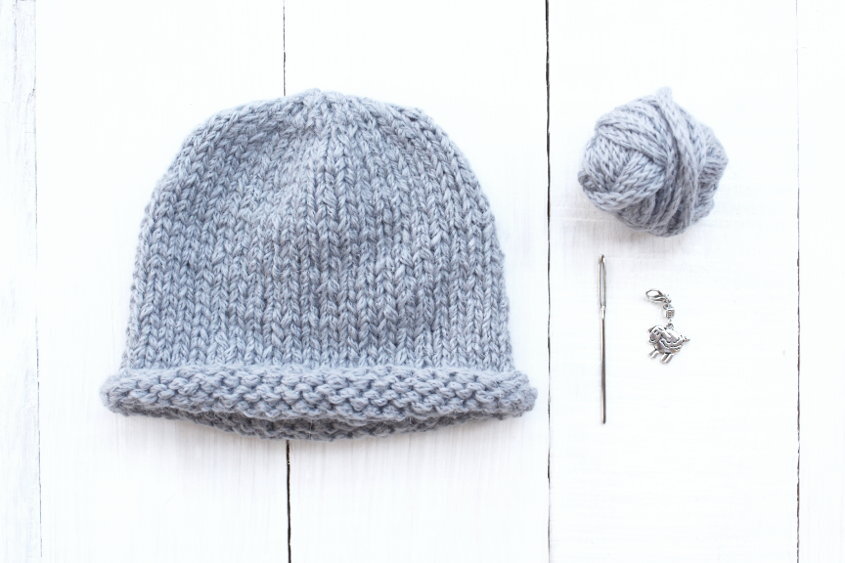 How To Knit a Simple Baby Hat — for the love of knitwear