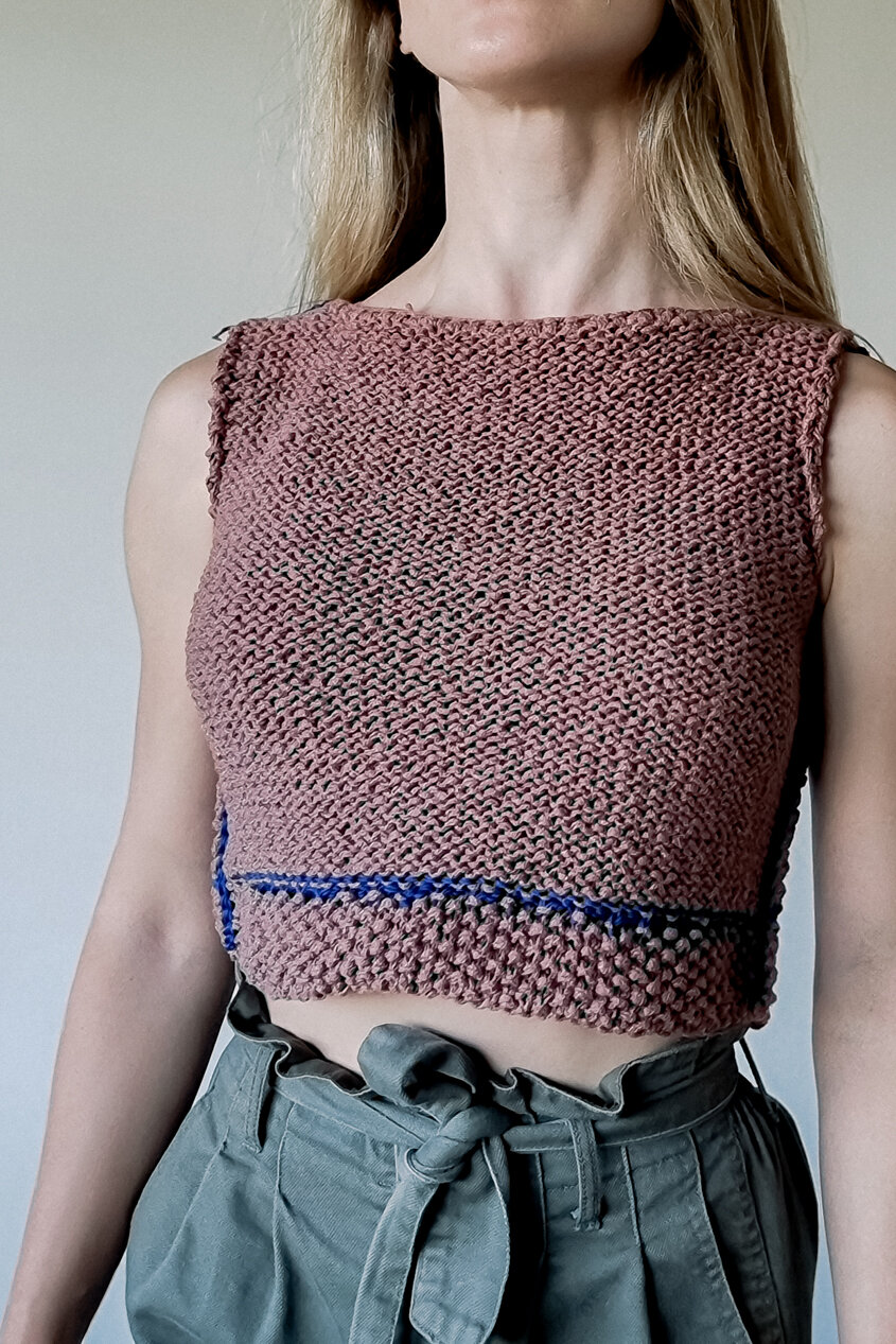 Baja Crop Top Pattern — for the of knitwear