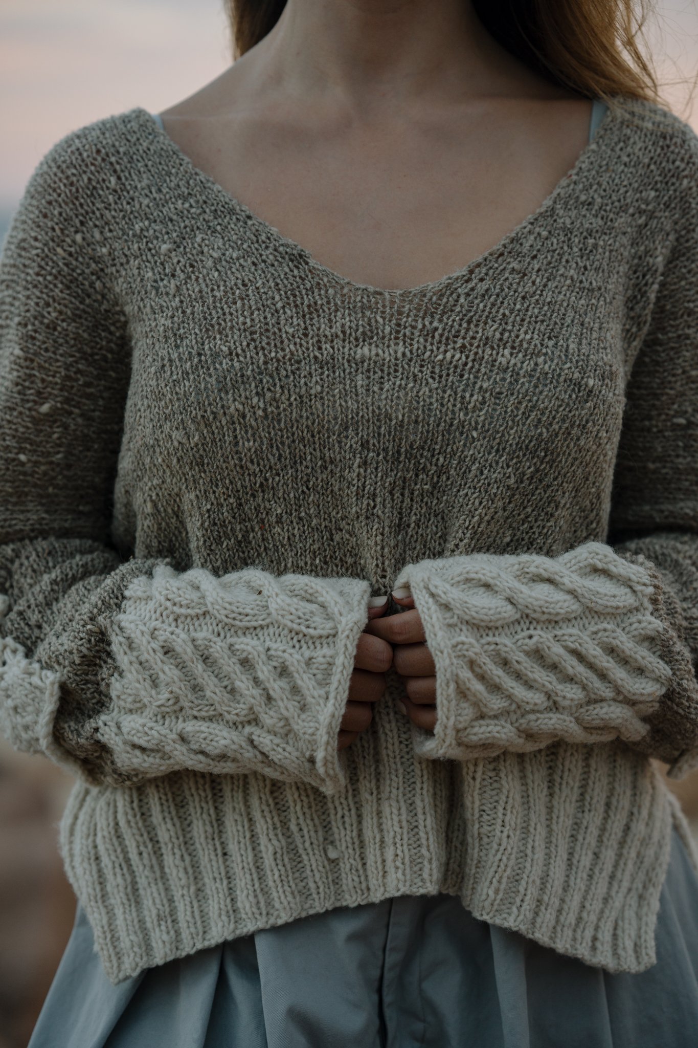Cable sweater knitting pattern — for the love of knitwear