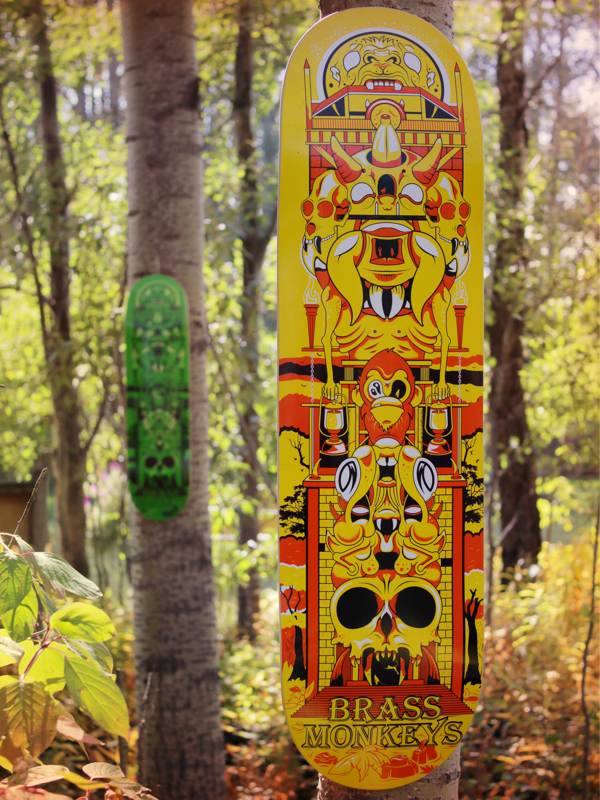 Cursed Monkey Temple Board Graphic
