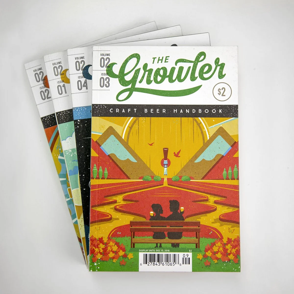 Growler Magazine, Volume 2 Issue 3 cover illustration by Neil Manuel.
