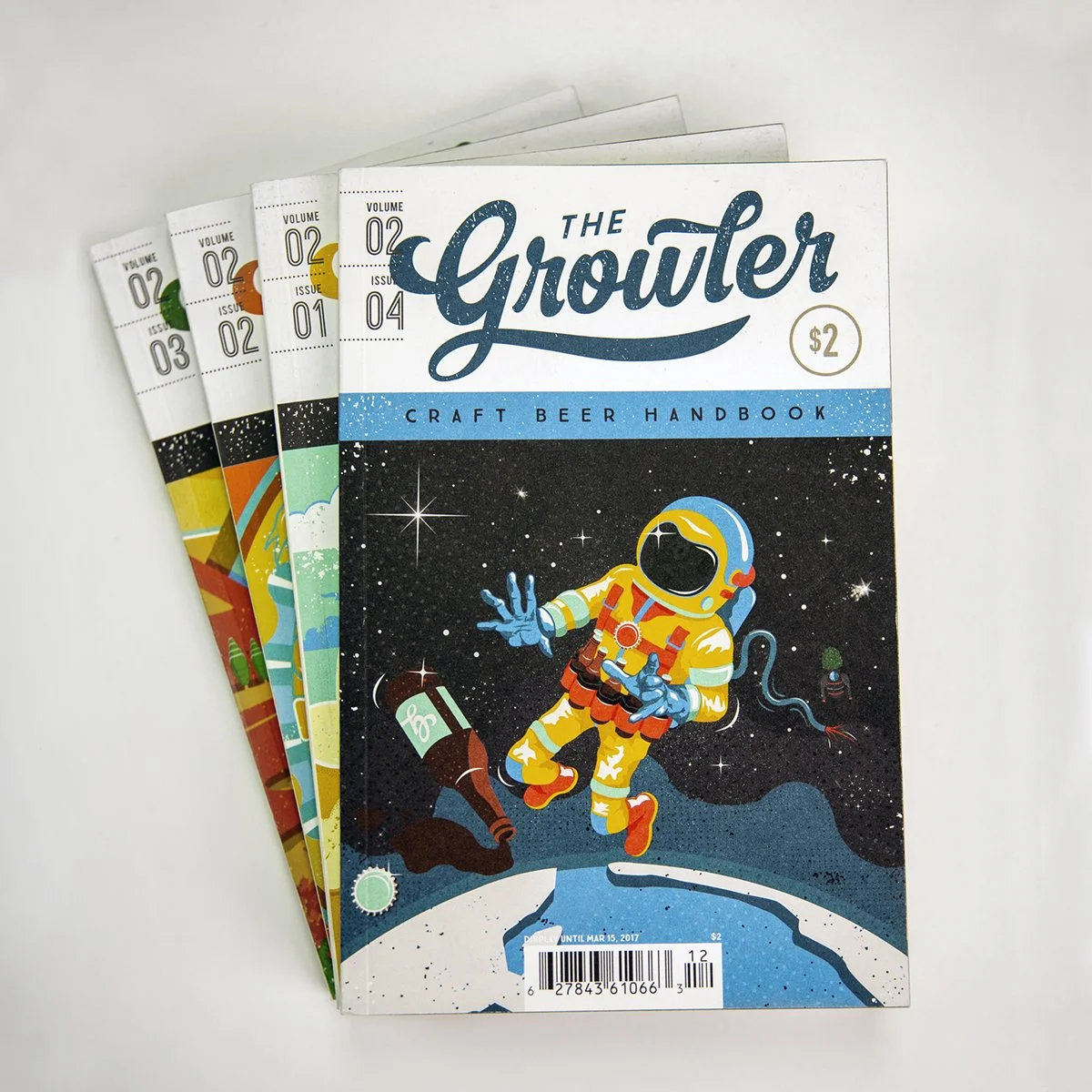 Growler Magazine, Volume 2 Issue 4 cover illustration by Neil Manuel.