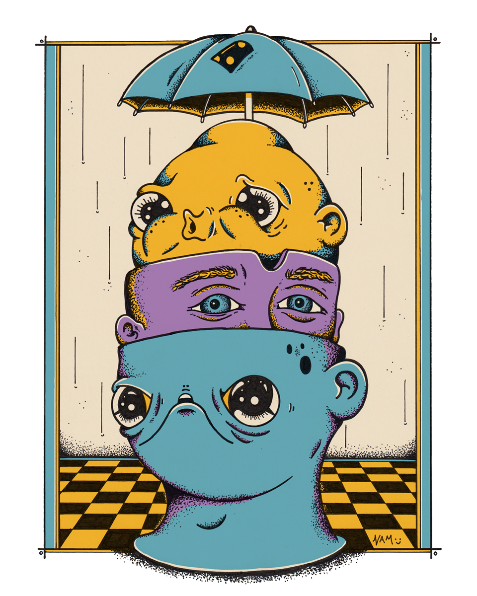You can stand under my umbrella. Neil Manuel