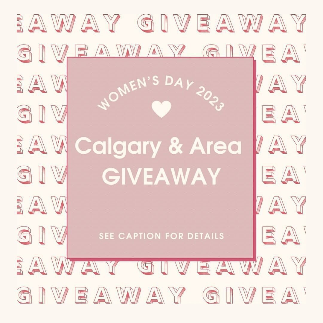 ✨GIVEAWAY ALERT ✨⁠
⁠
HAPPY INTERNATIONAL WOMEN'S DAY 💐💐💐💐⁠
⁠
To celebrate today, I have partnered with 8 amazing local businesses, all managed &amp; operated by local &amp; empowering YYC women!⁠
⁠
Here&rsquo;s what we have up for grabs:⁠
⁠
- 4 p