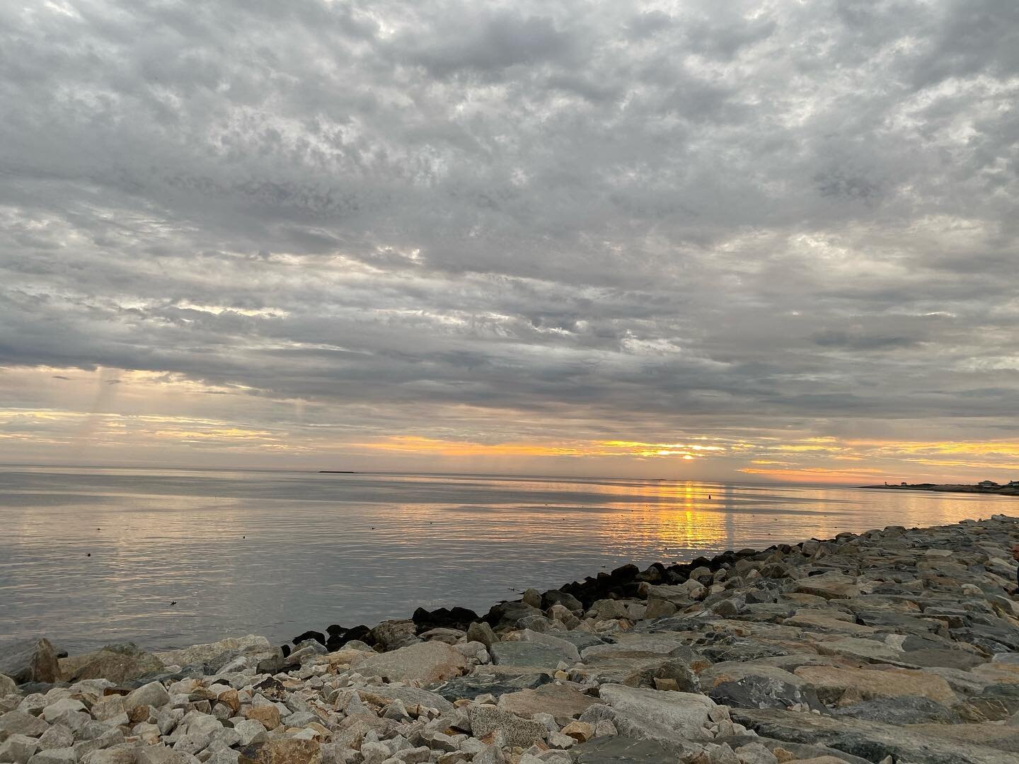 It was a beautiful sunrise today in Rockport! ⛅️ 🌞🌊