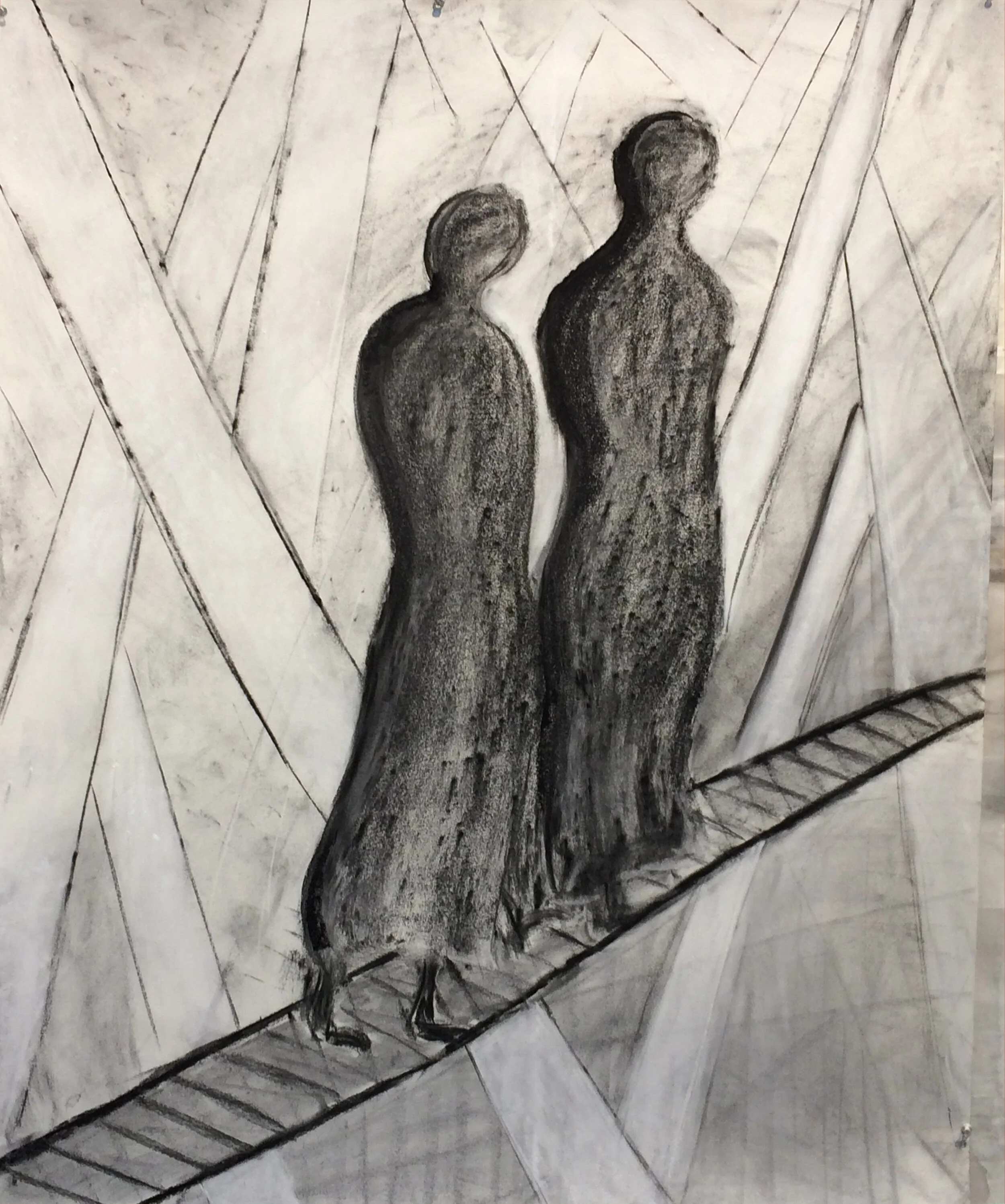 On the Path -
38" x 50"
