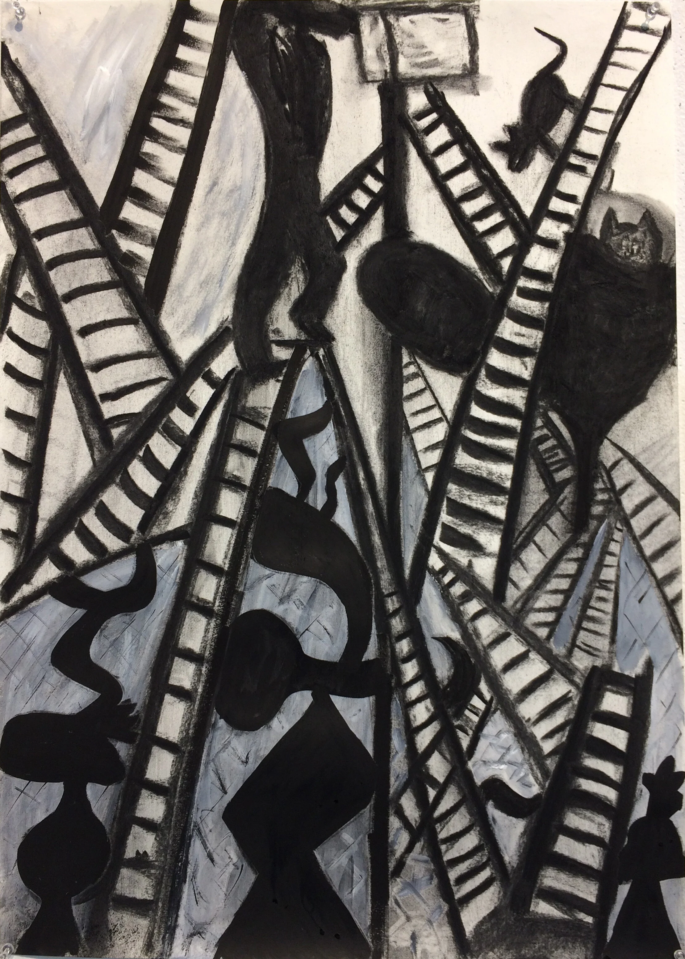 Ladders - 
22" x 30"