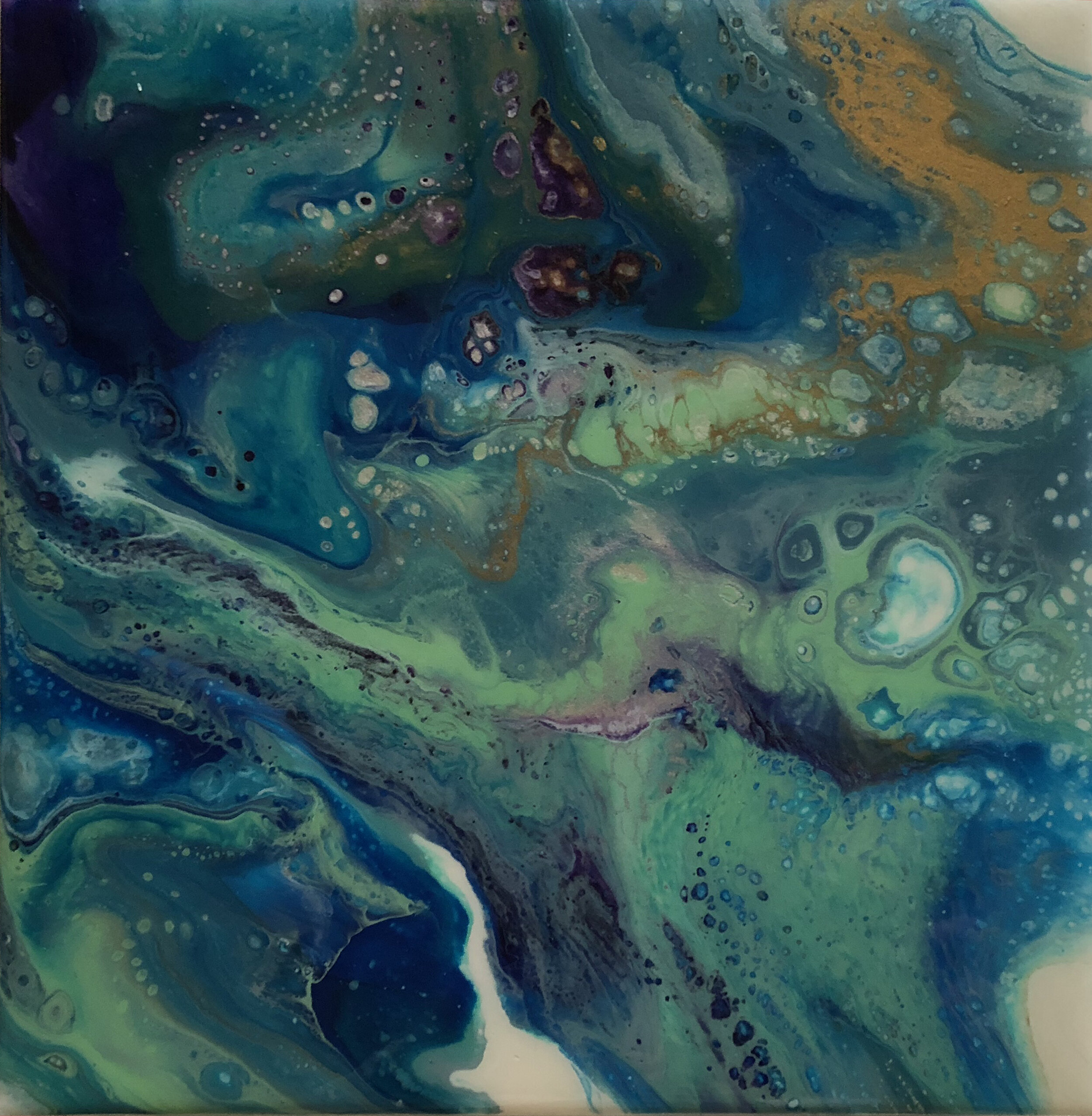 Fluid Transformation 17 - 
10" x 10"  SOLD