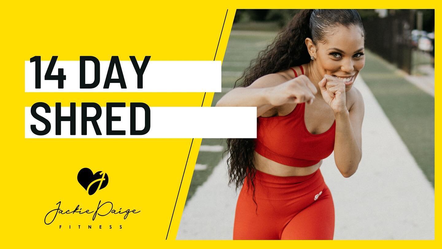 🎉🎉GIVEAWAY TIME!! 🎉🎉
TOMORROW is the day!! The 14 Day Shred officially drops and I&rsquo;m giving  the program away to 3 of my followers for FREE! 

DM me &ldquo;14-Day&rdquo; and I&rsquo;ll be picking 3 people tonight to try the program complete