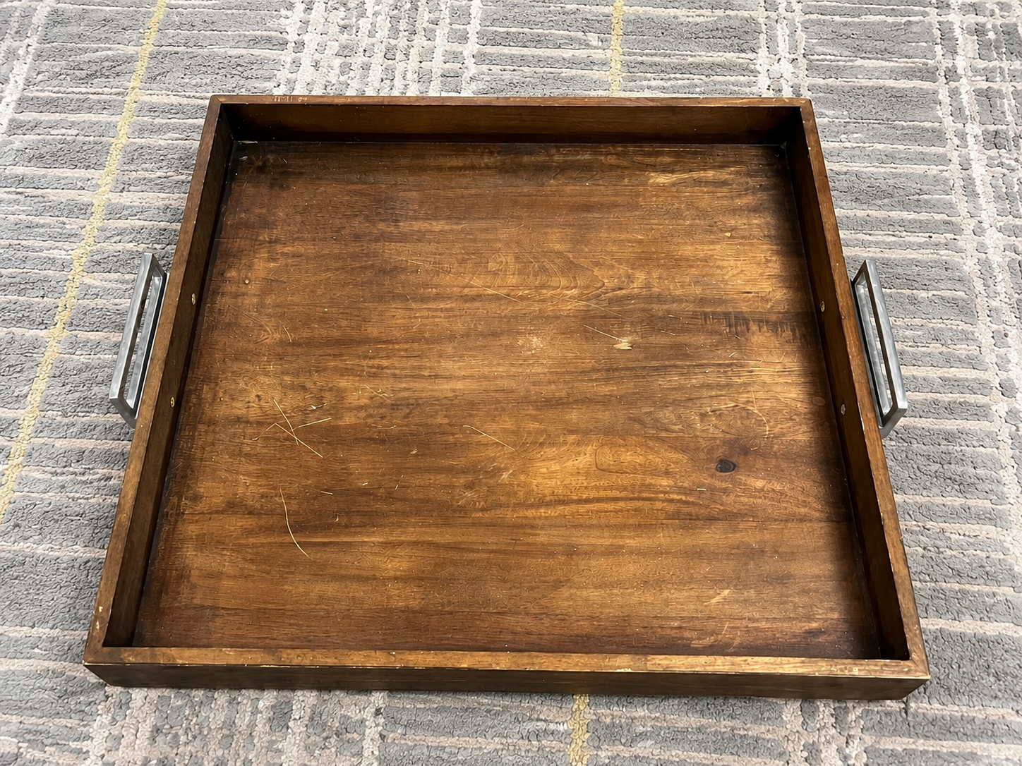 From $10 Goodwill Find to One-of-a-Kind Wooden Tray