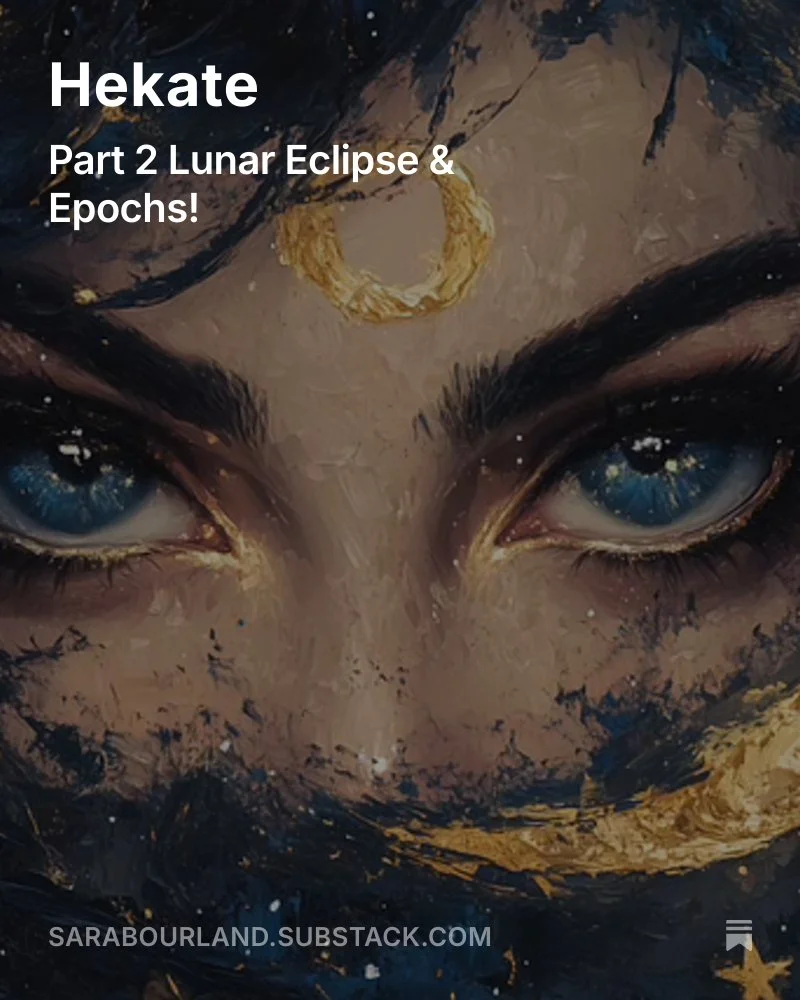 The Pisces lunar eclipse keeps giving. Here is part 2. I was inspired by a goddess and fell into a rabbit hole about various traditions that are speaking to major transitions happening right now. I did a quick comparison and it is all so interesting!