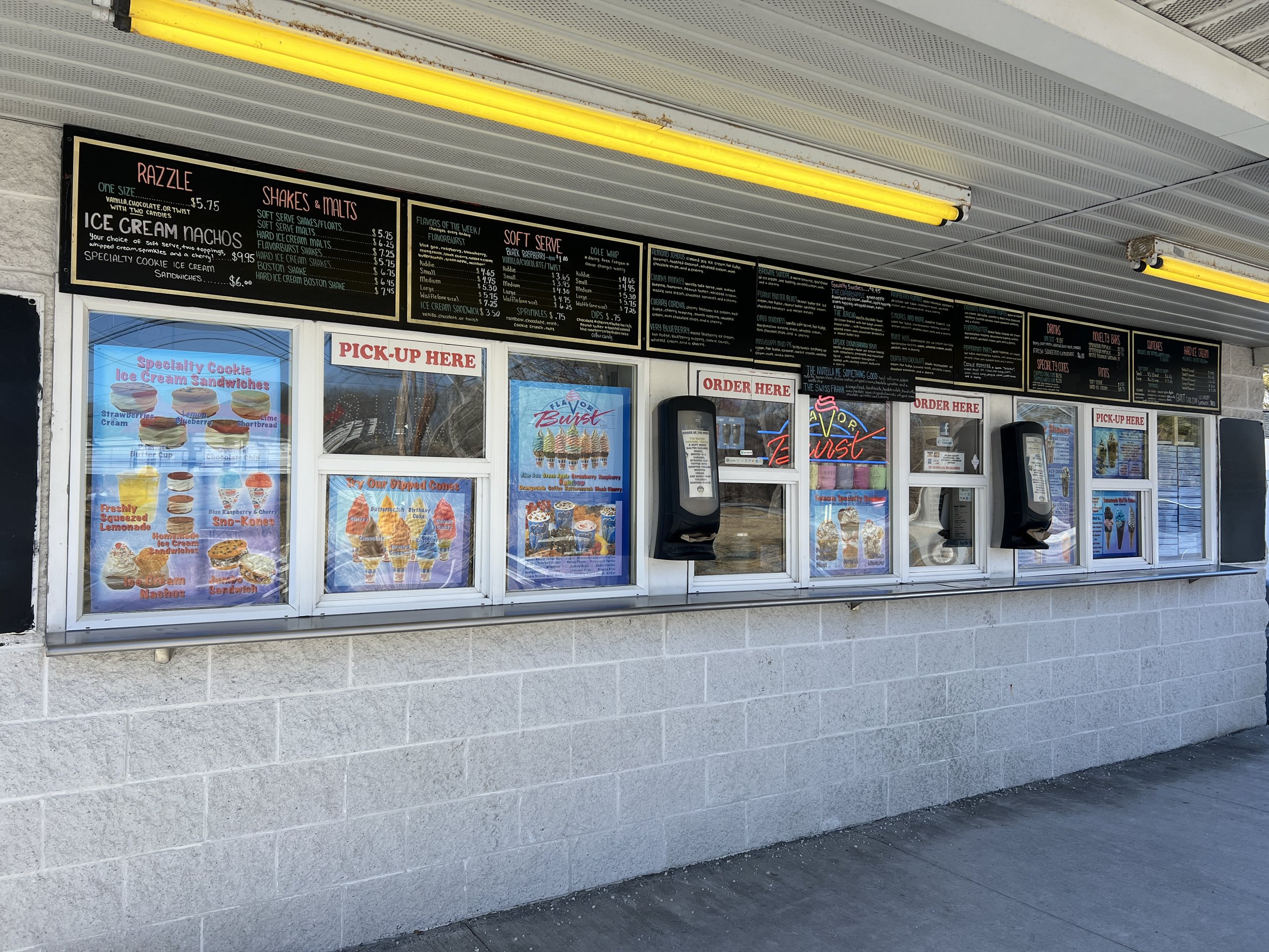 Twist Ice Cream Shoppe Front Counter