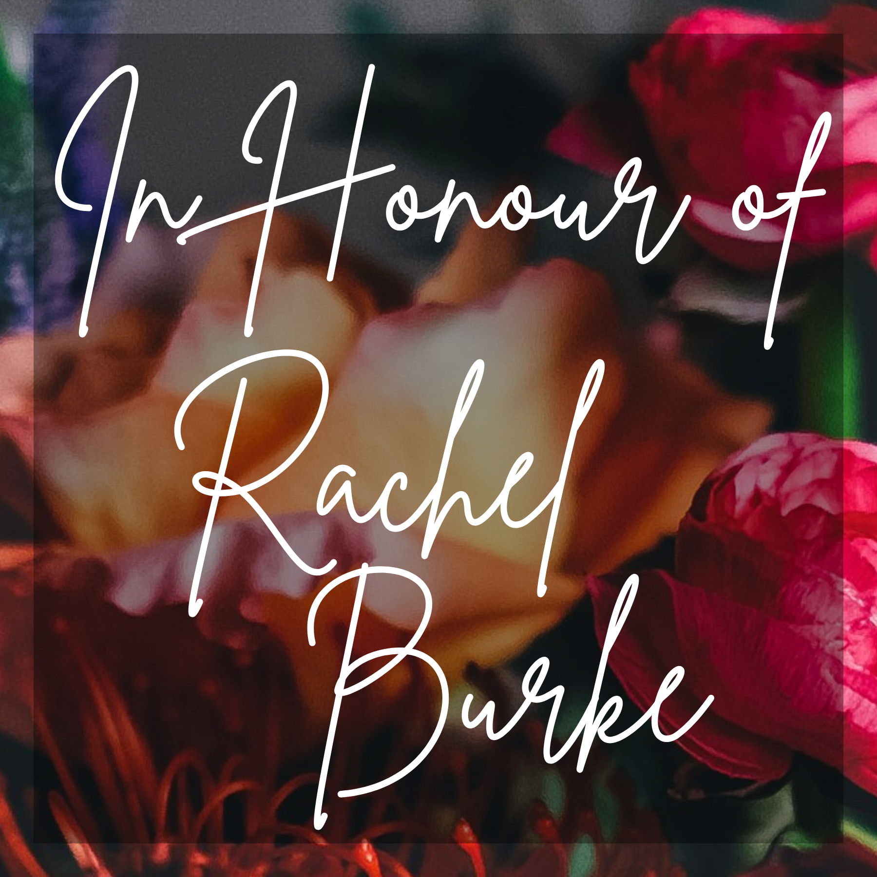In Honour of Rachel Burke