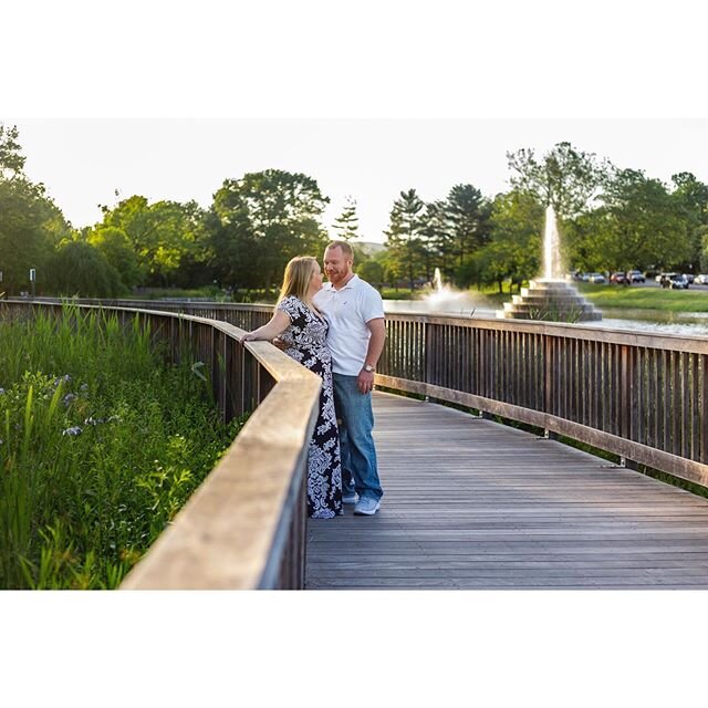 Starting off this weekend right, we get to celebrate their marriage with this lovely couple! Catch more of their engagement session on the blog later today. ☺️👏🏼 #dmvbrides #dmvweddingphotographer #engaged💍 #engagements #frederick #bakerpark #fred