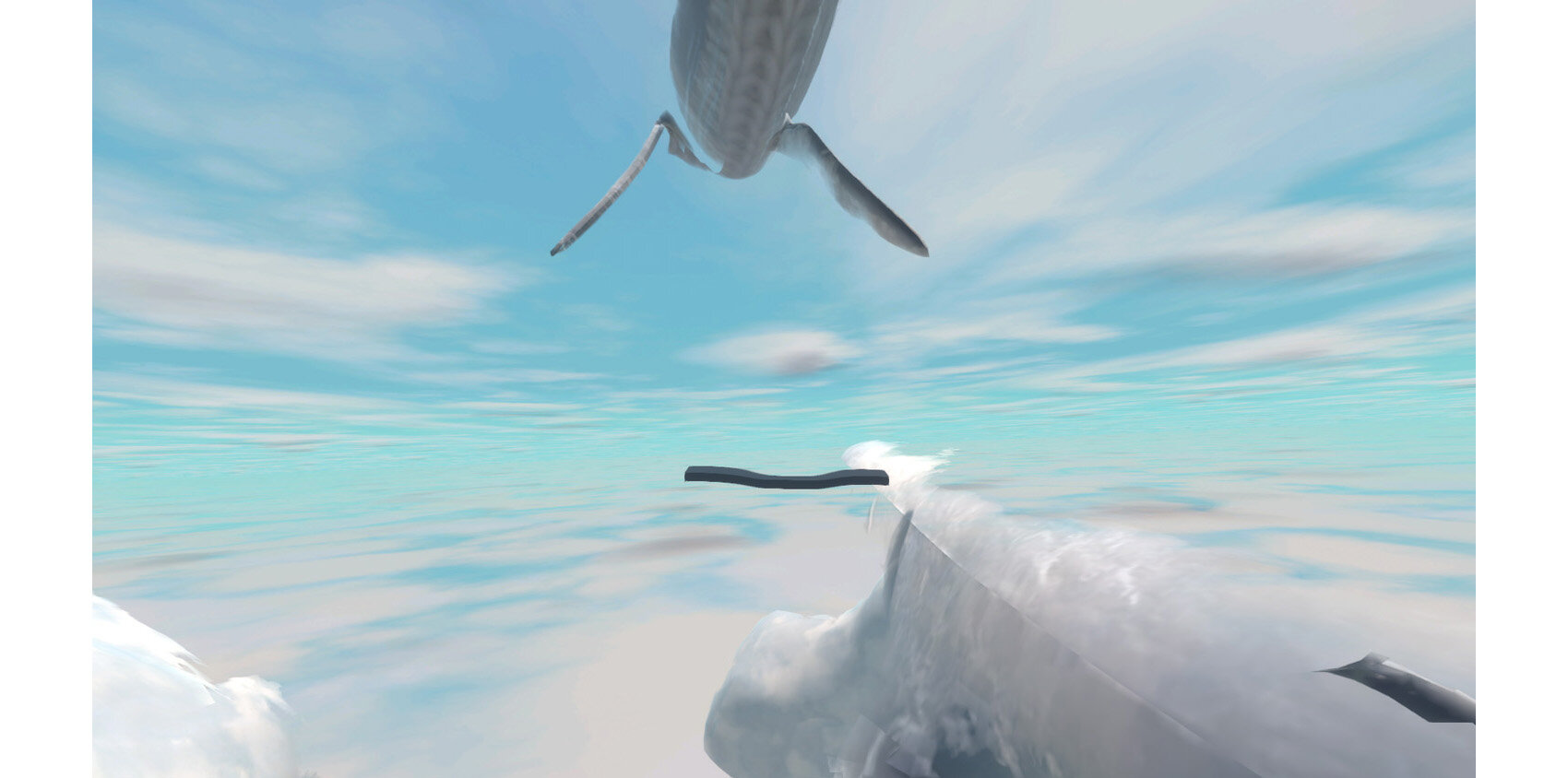 Still from Bird Heaven Fish Hell, 3D, 2019