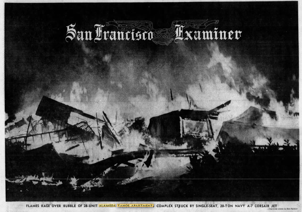 Plane Crash Photo of Fire 2.8.1973 SF Examiner.PNG
