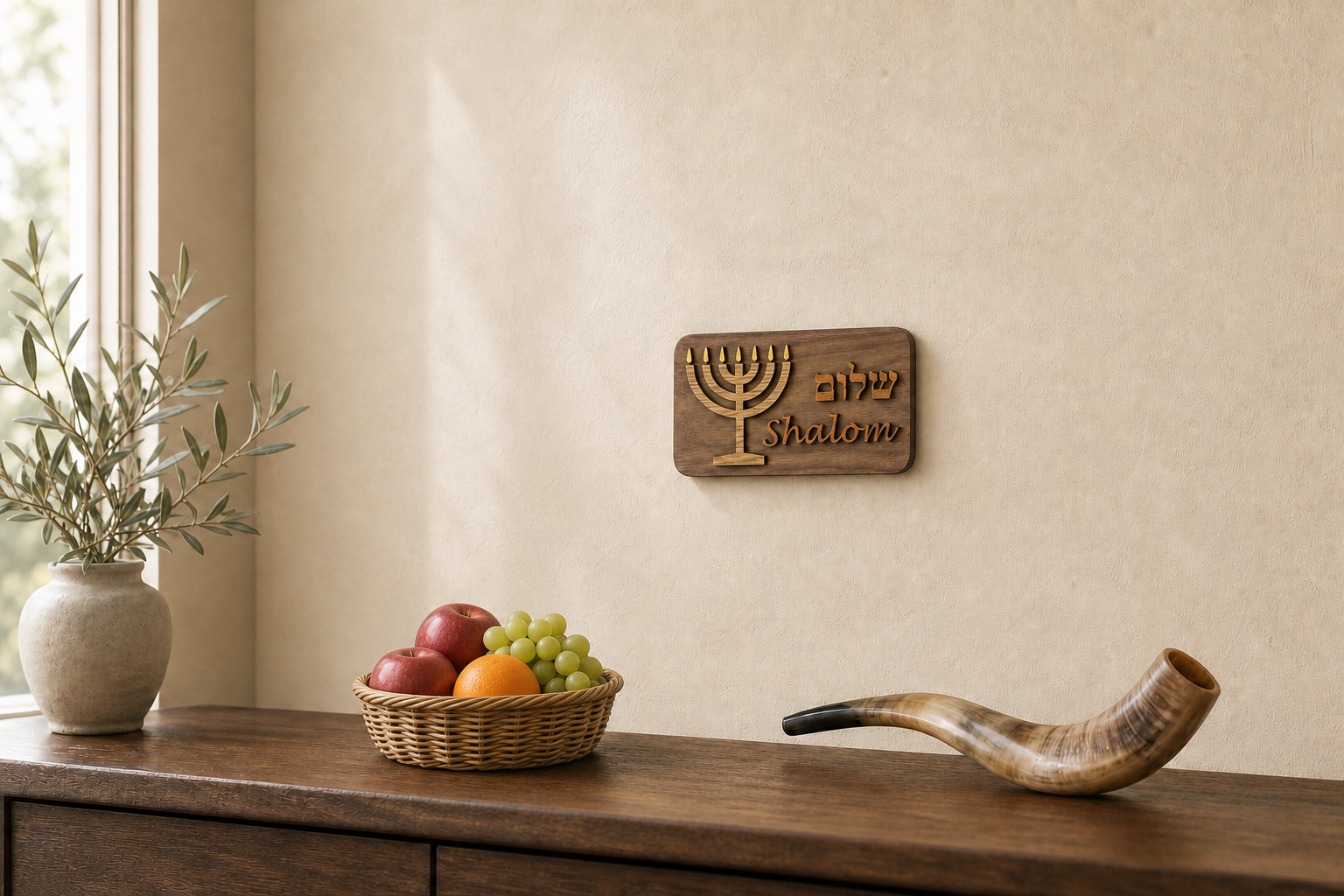 Shalom 3D Sign on Wall.png