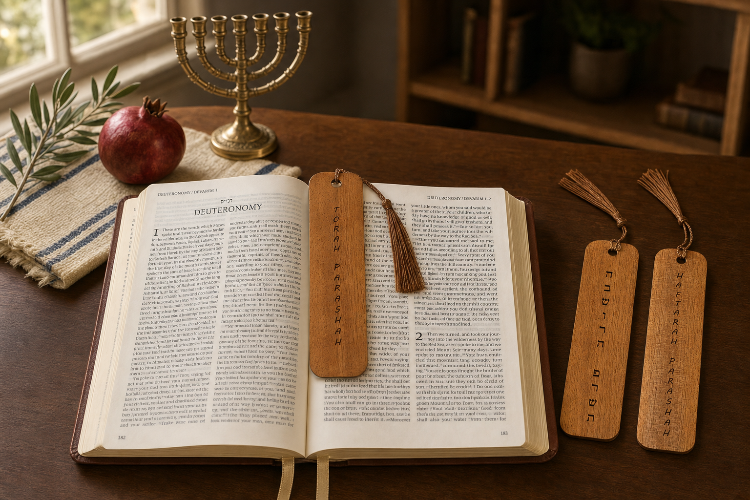 Torah and Haftarah Bookmarks on desk.png