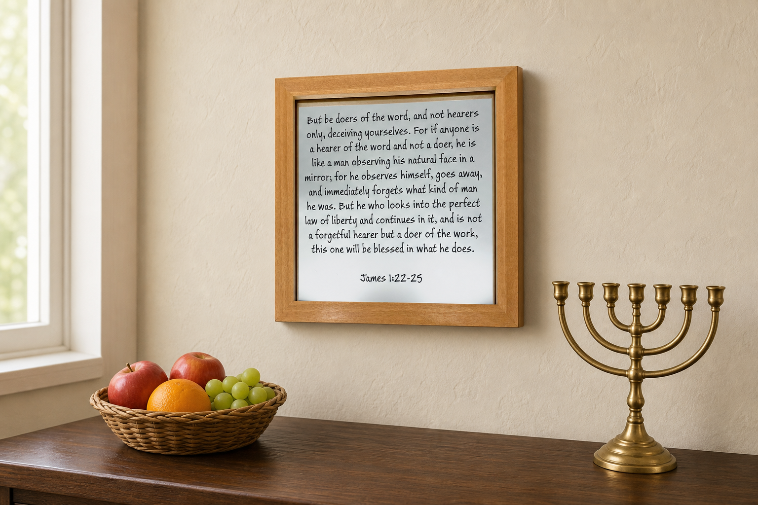 Doers of the Word Plaque on Wall.png