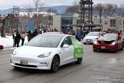Vernon Winter Carnival Parade - EVs