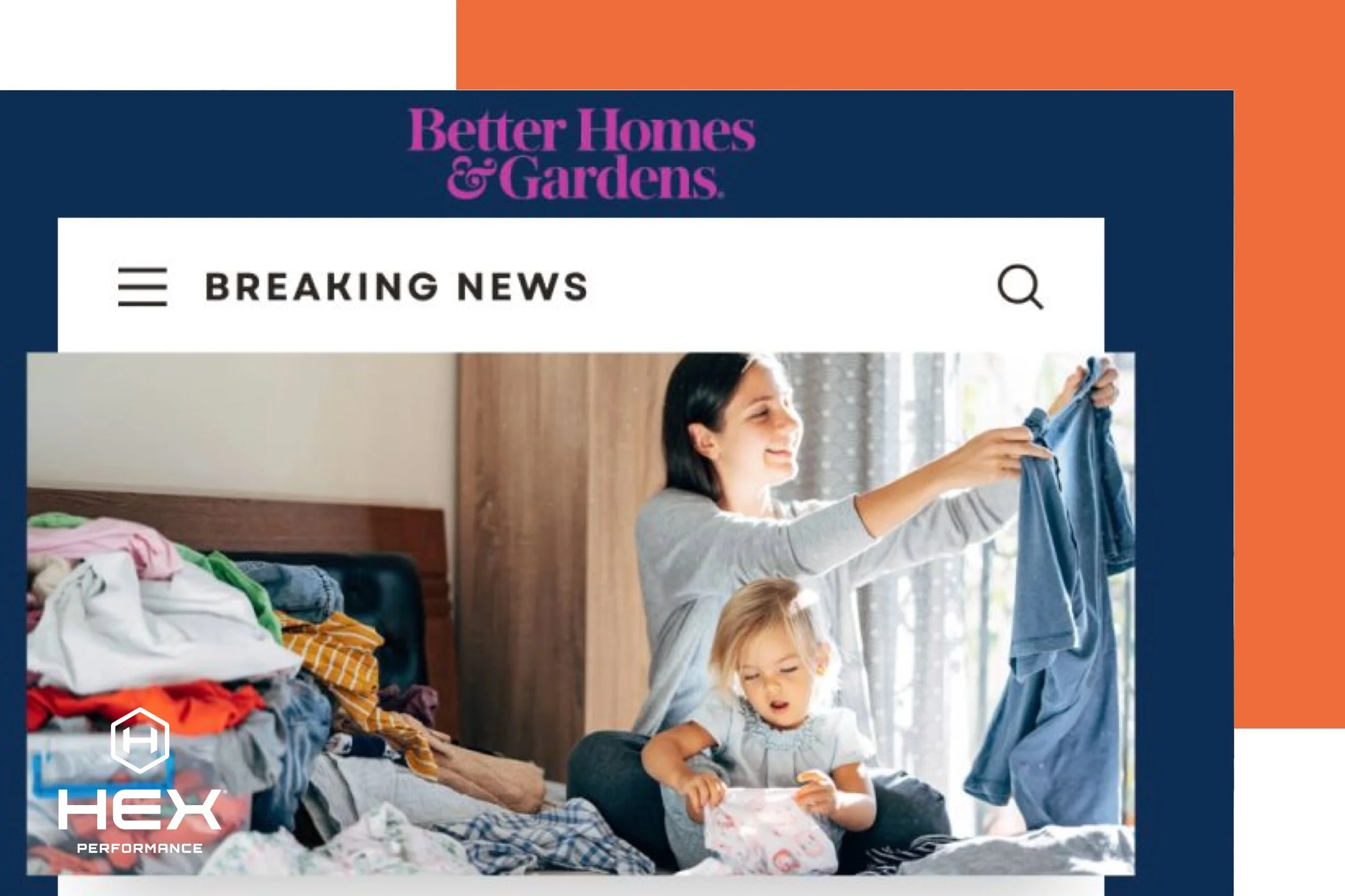 Better Homes and Gardens crowned HEX Performance Laundry Detergent the winner of 2023!