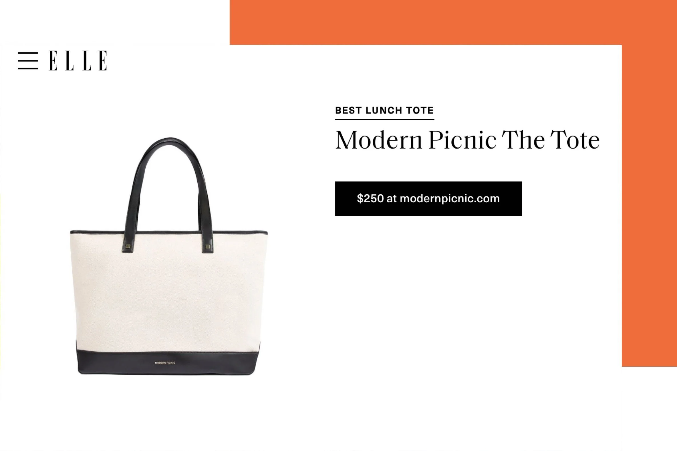 Congrats to Modern Picnic</a> for their feature in ELLE Magazine</a>!