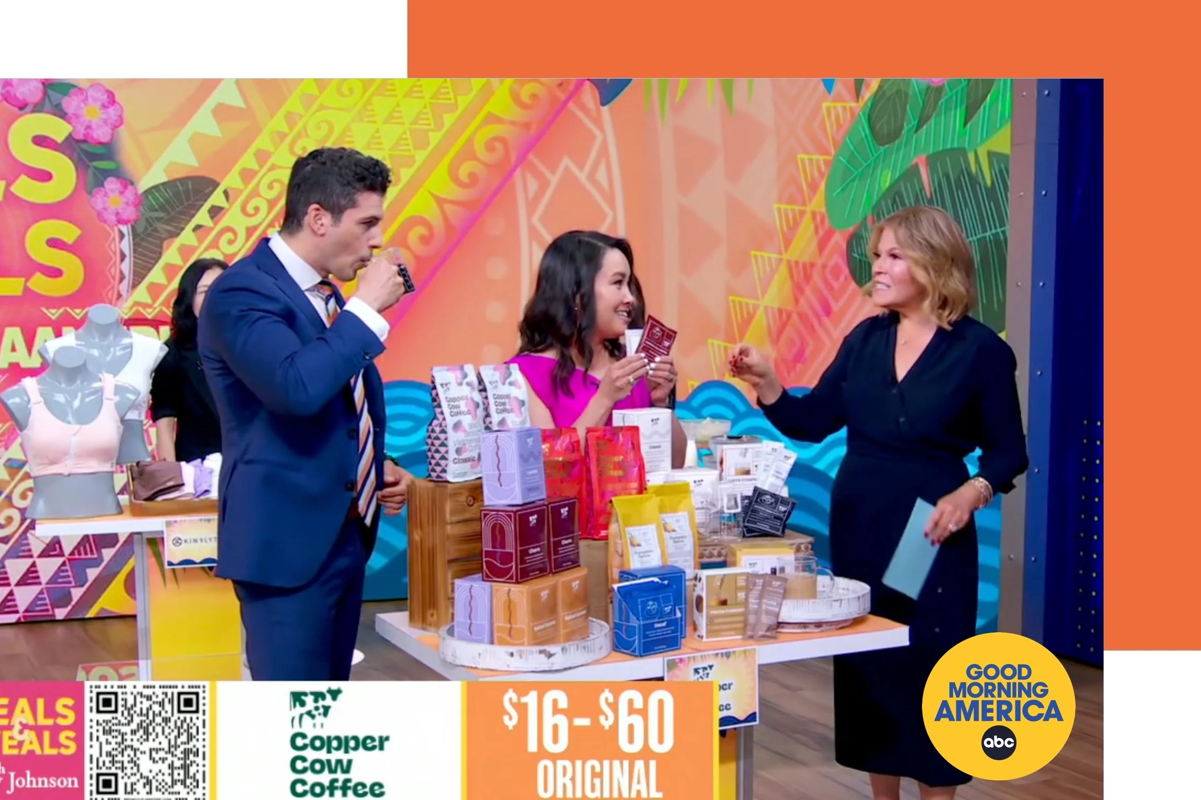Copper Cow Coffee on GMA!