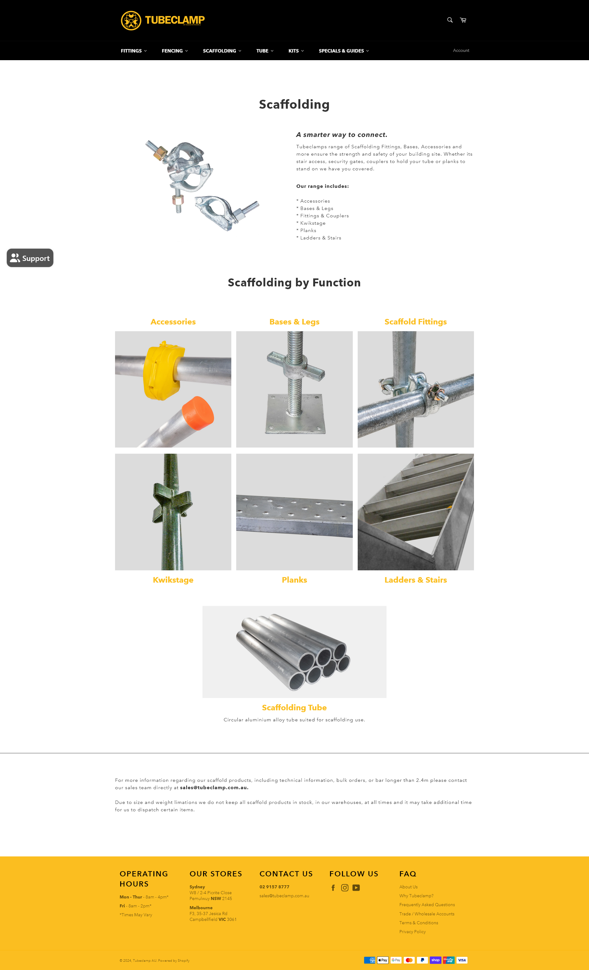 New Scaffold Landing Page