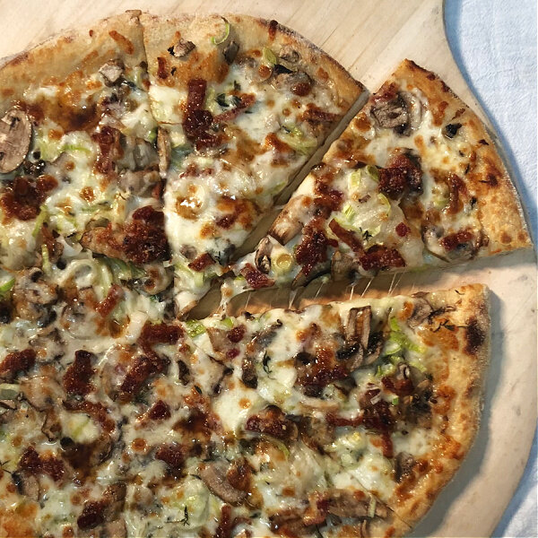 Bacon Mushroom Leek