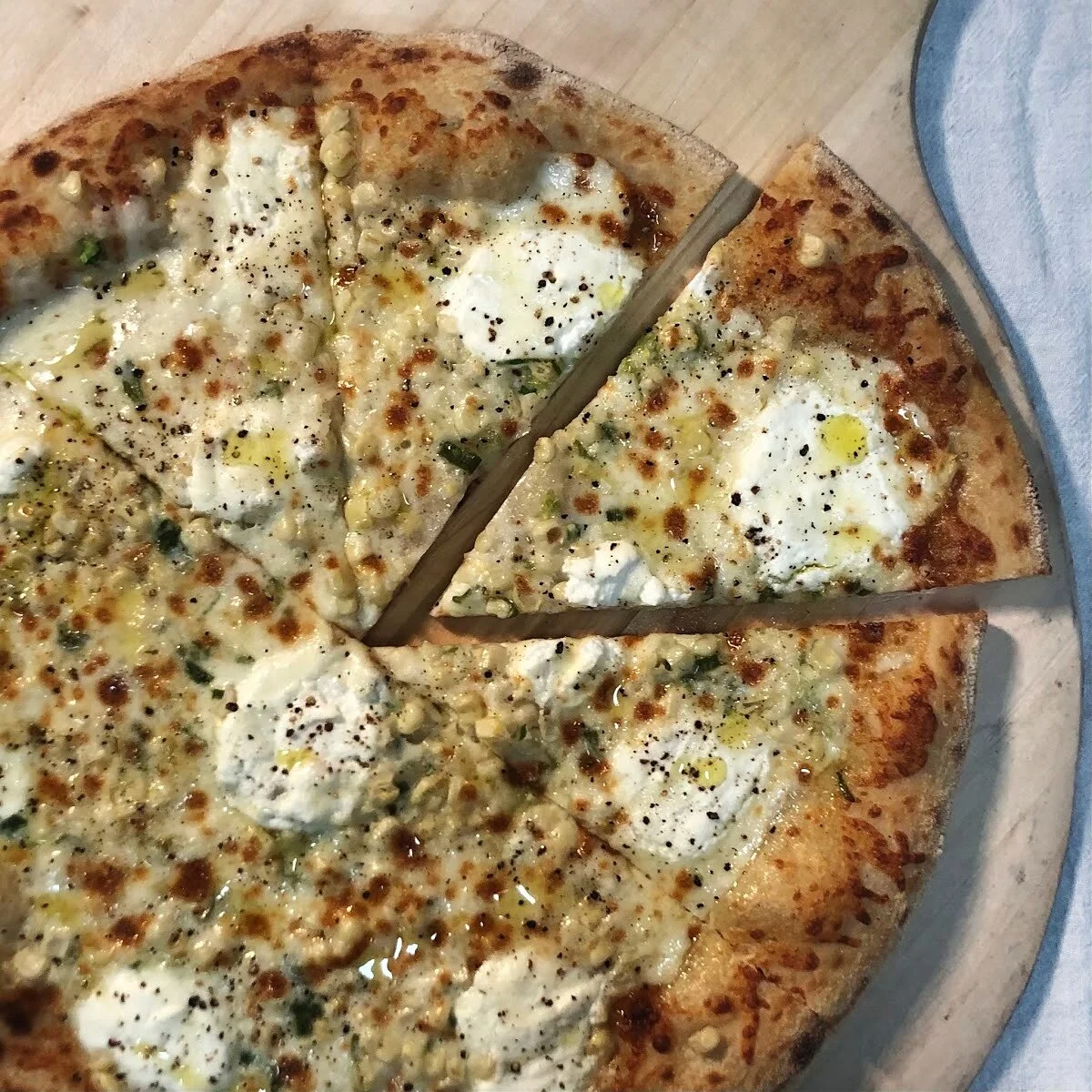 Corn, Ricotta, Scallions, Black Pepper, ___ oil.jpg