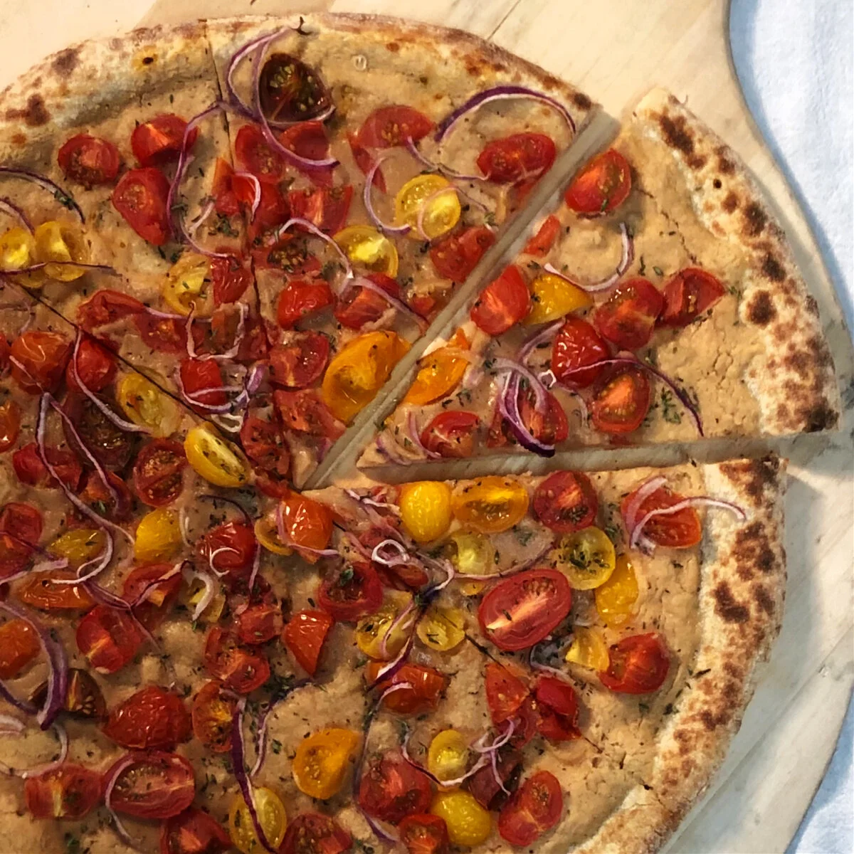 Vgn bean puree, tomato, red onion, thyme, sherry vin.jpg