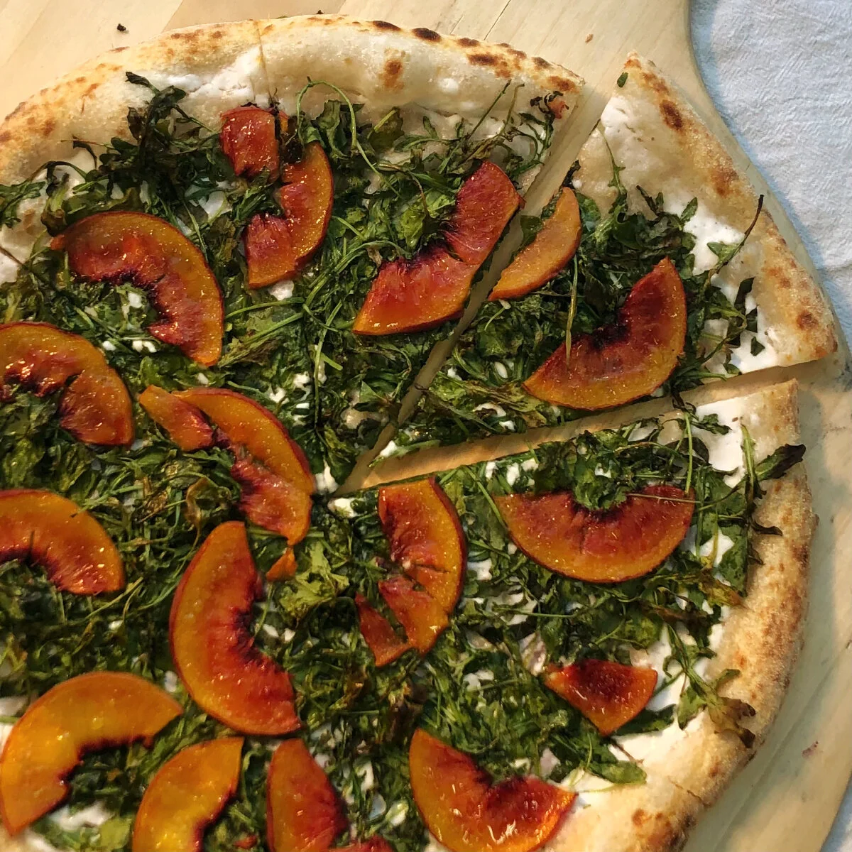 Vegan Peach Arugula