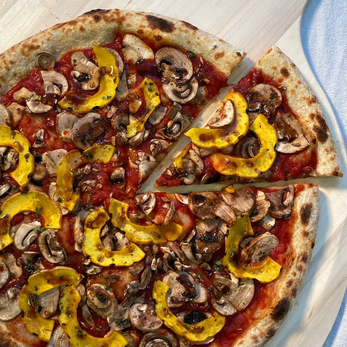 Vegan Delicata Squash and Mushrooms