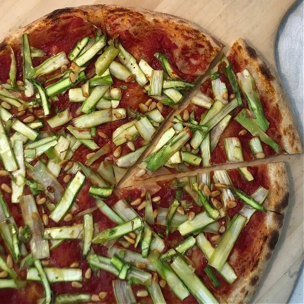 Vegan Asparagus & Pine Nuts
