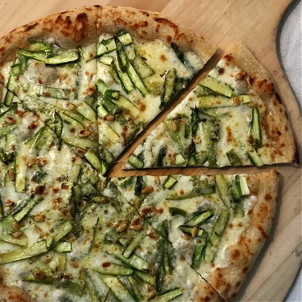Asparagus and Pine Nuts