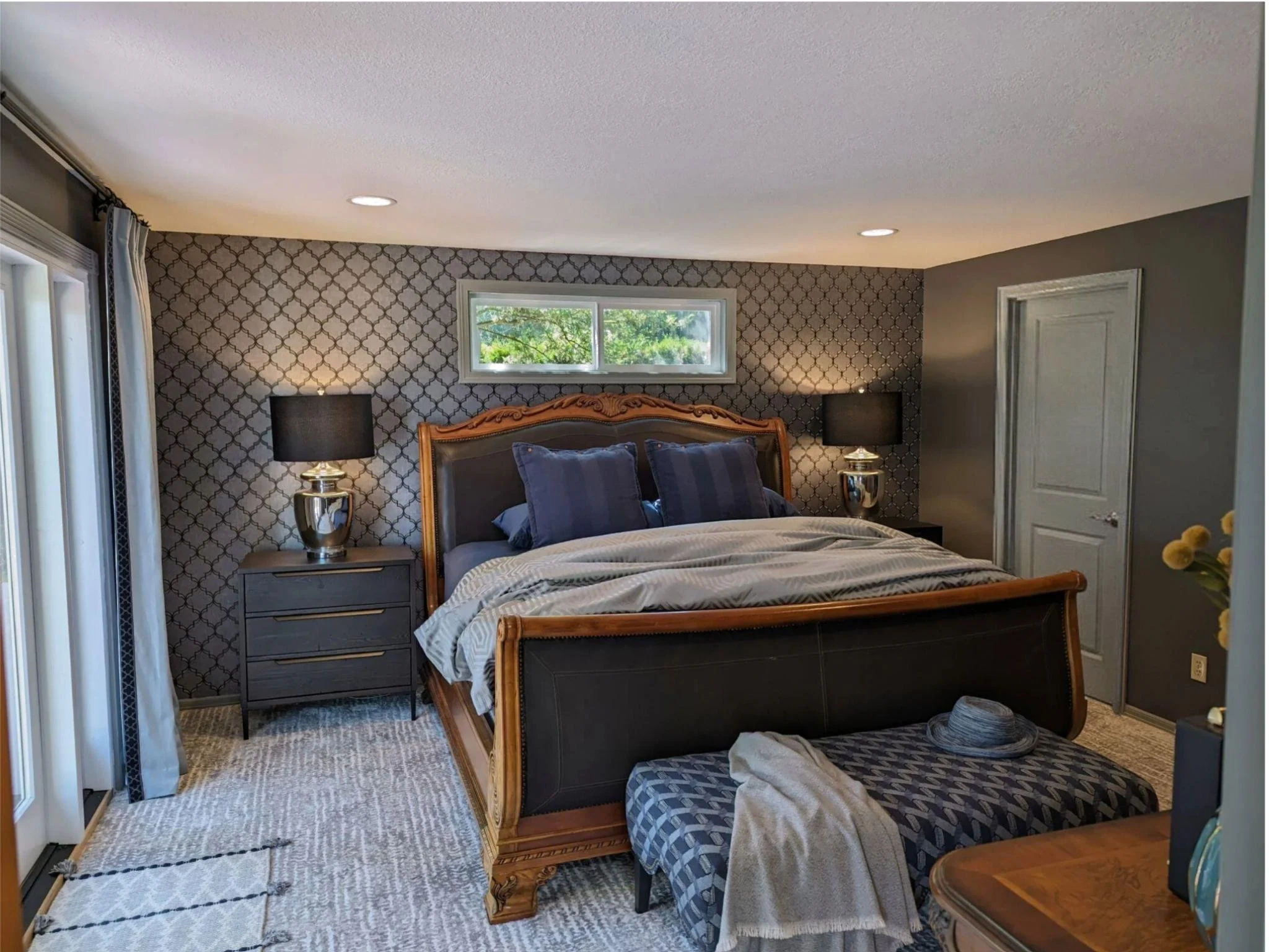 Moody Vintage Bedroom