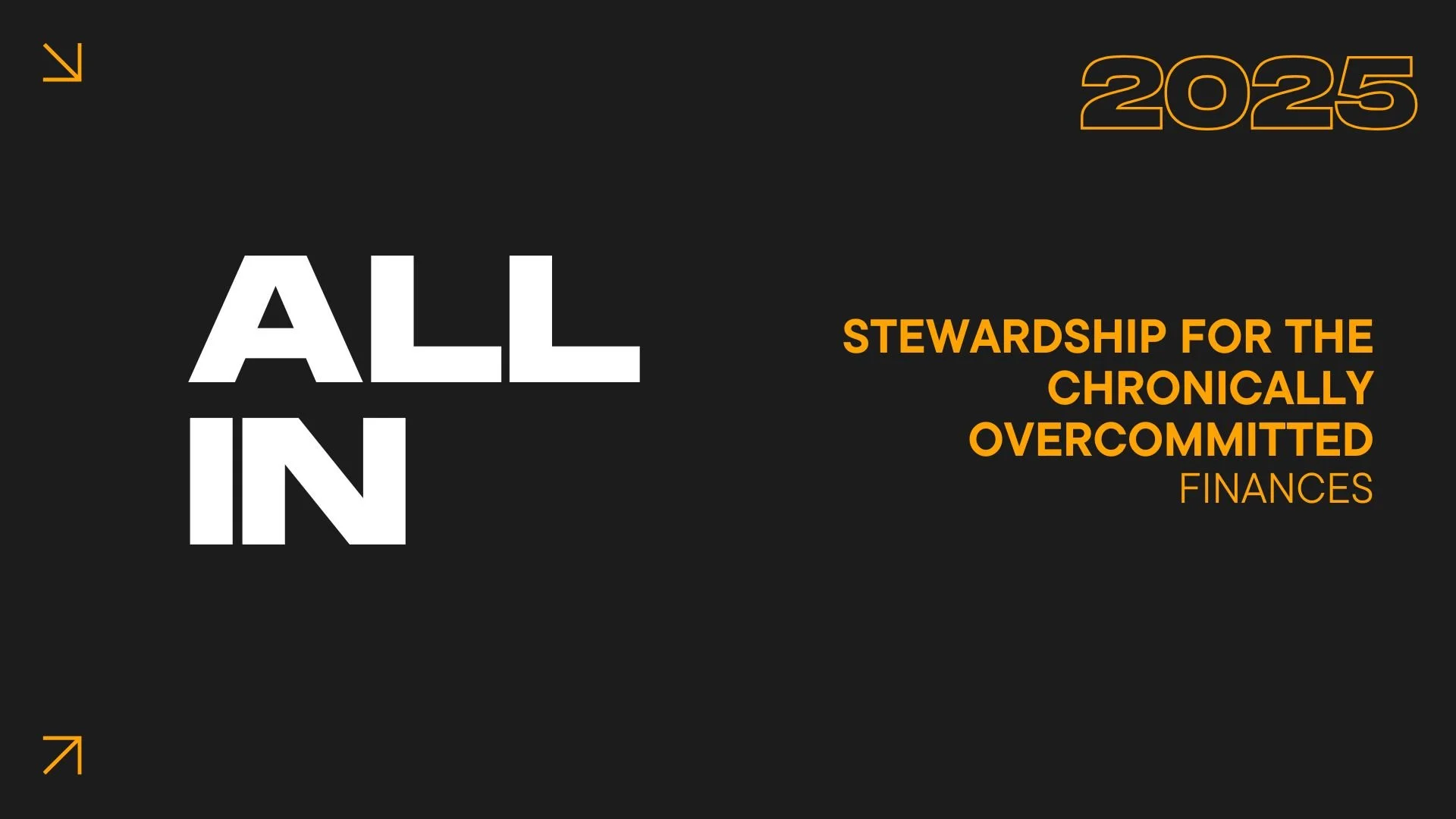 Finances &amp; Faith