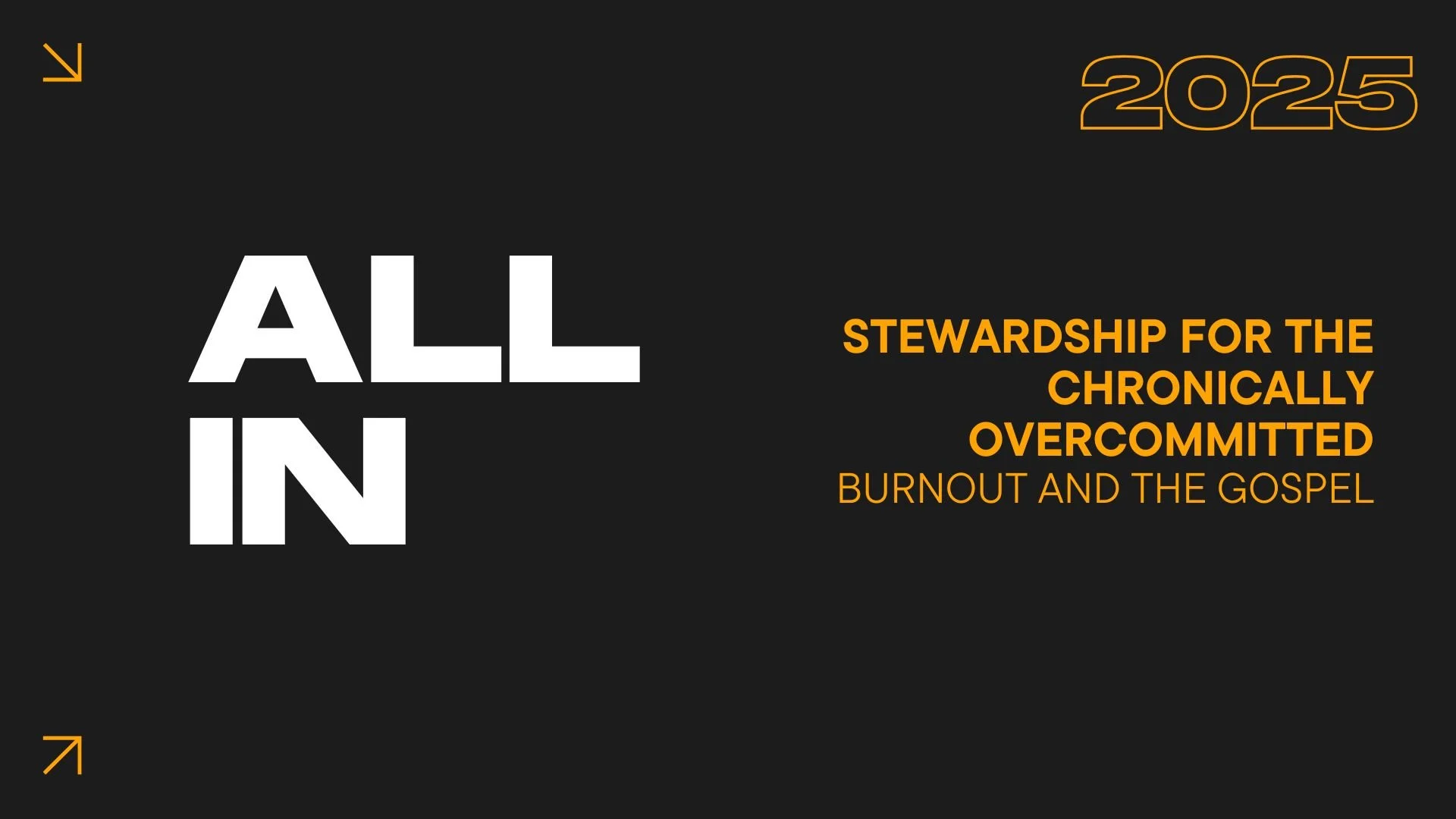 Burnout and the Gospel