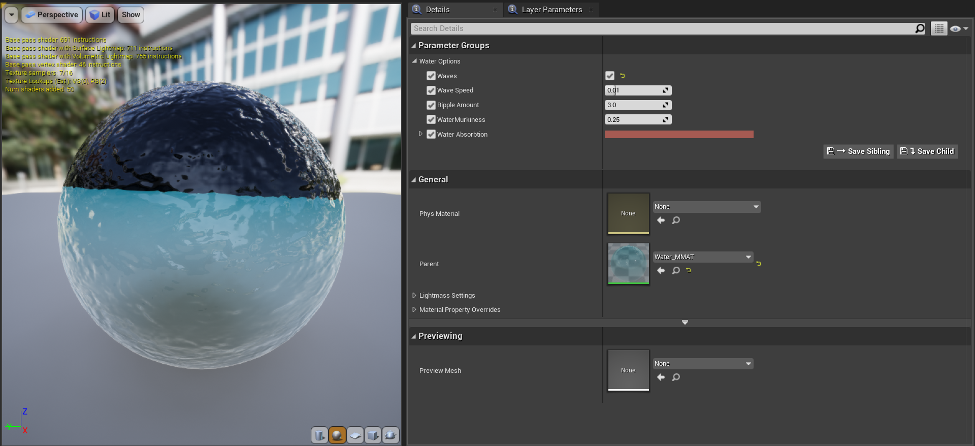 UE4 Water Shader — Kaiya Hietikko