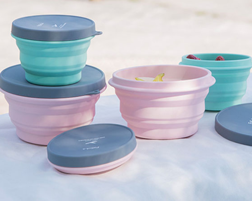 Collapsible Silicone Food Containers